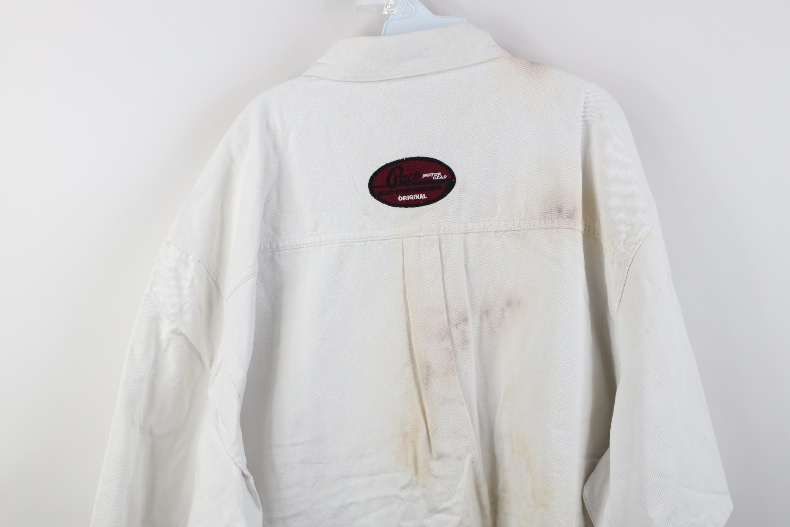 Vintage Deadstock Vintage 90s Y2K Paco Car Racing Denim Button Shirt Size US XXL / EU 58 / 5 - 20 Thumbnail