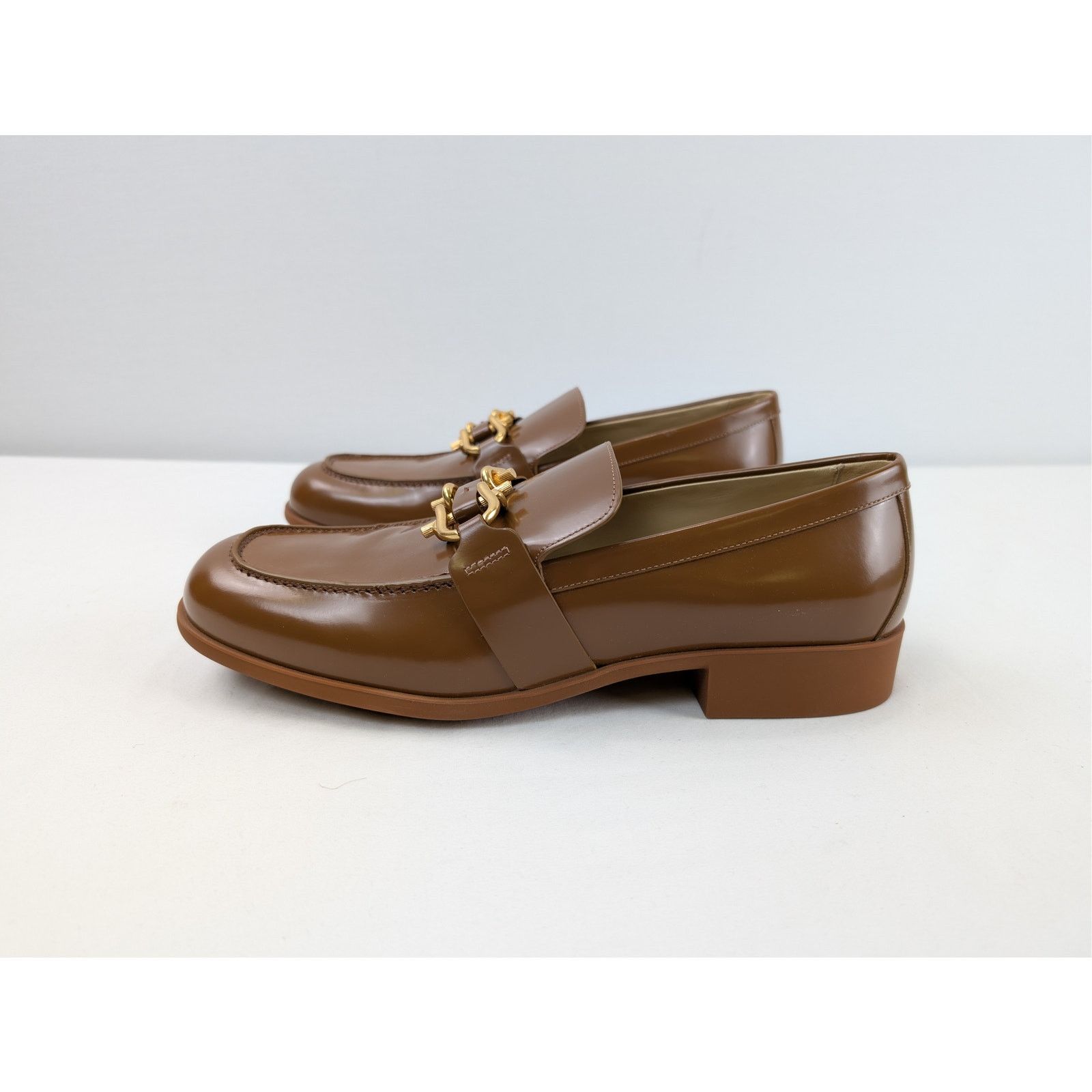 Bottega Veneta o1rshd1 Soft Vinyl Monsieur Loafer Shoe Boots in Cognac Size US 10.5 / EU 43-44 - 10 Thumbnail