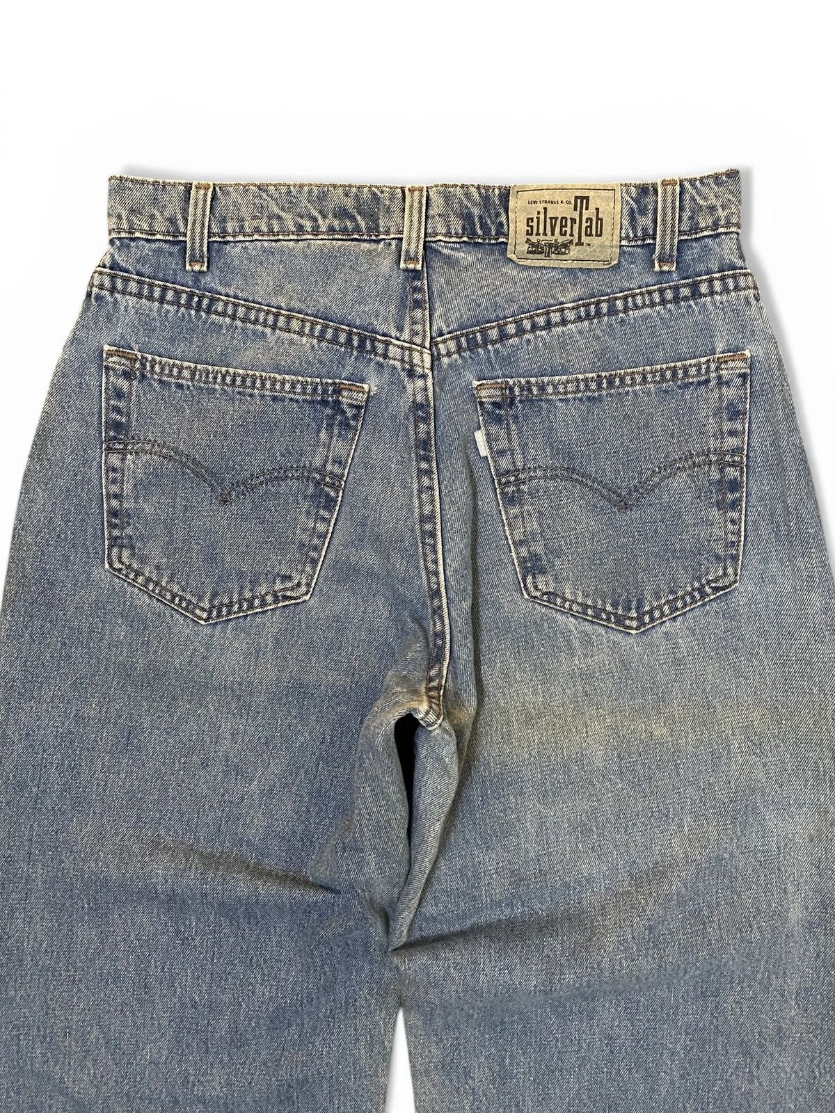 Levi's Vintage 90’s Baggy Levis Silvertab Loose Wide Leg Blue pants Size US 31 - 7 Thumbnail