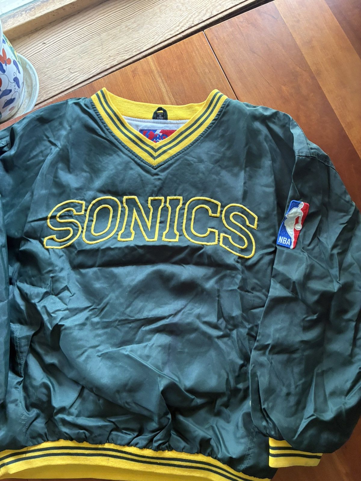 Pro Player Vintage 90s Seattle Super Sonics pullover Size US L / EU 52-54 / 3 - 1 Thumbnail