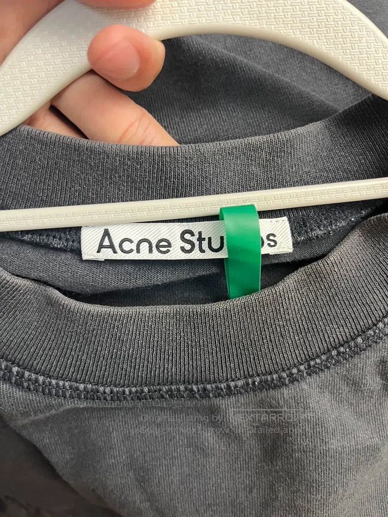 Acne Studios Acne Studios Logo Printed Loose Round Neck Short-sleeve T- Size US XL / EU 56 / 4 - 3 Thumbnail