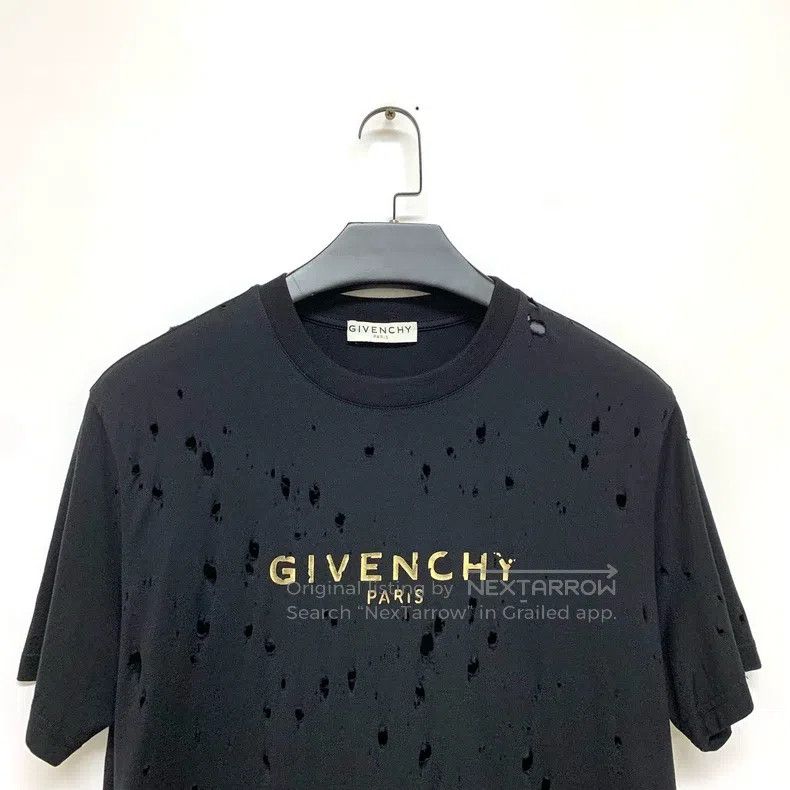 Givenchy Givenchy Golden Hole Short Sleeve Size S Black Size US S / EU 44-46 / 1 - 3 Thumbnail
