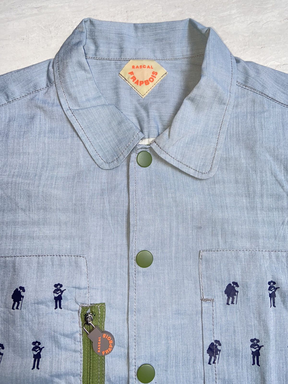Frapbois FRAPBOIS Blue Shirt Size US M / EU 48-50 / 2 - 14 Thumbnail