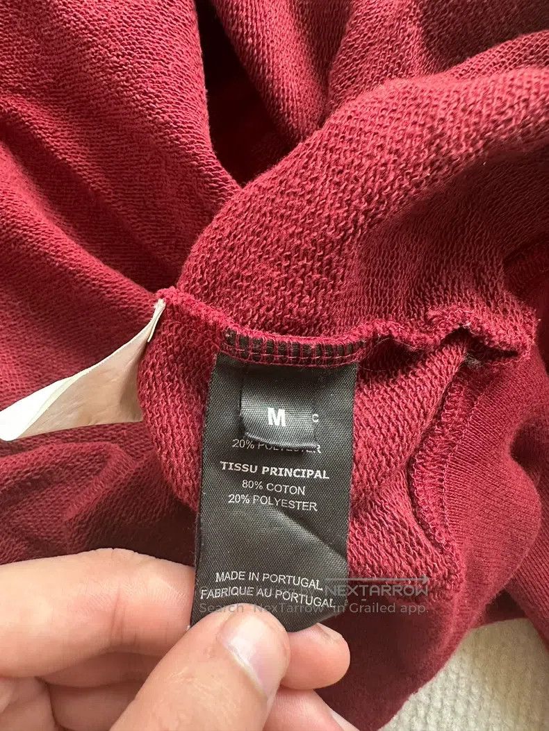 Vetements Vetements Burgundy Zip-Up Sweatshirt Size US M / EU 48-50 / 2 - 6 Thumbnail