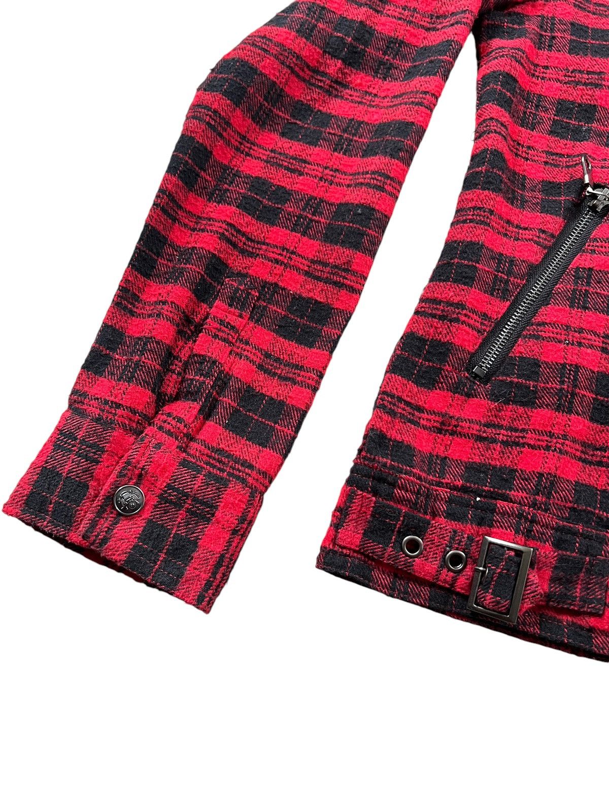 If Six Was Nine × In The Attic × Seditionaries In The Attic Homme Tartan Double Collar Zipper Jacket Size US M / EU 48-50 / 2 - 3 Thumbnail