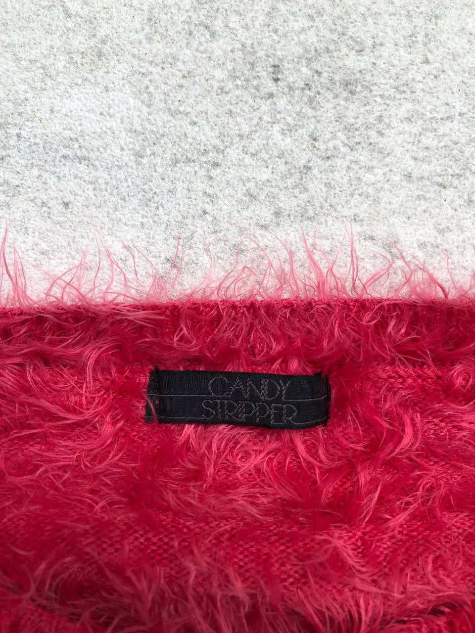 Japanese Brand Candy Stripper Ghost Fur Sweater Size US L / EU 52-54 / 3 - 3 Thumbnail