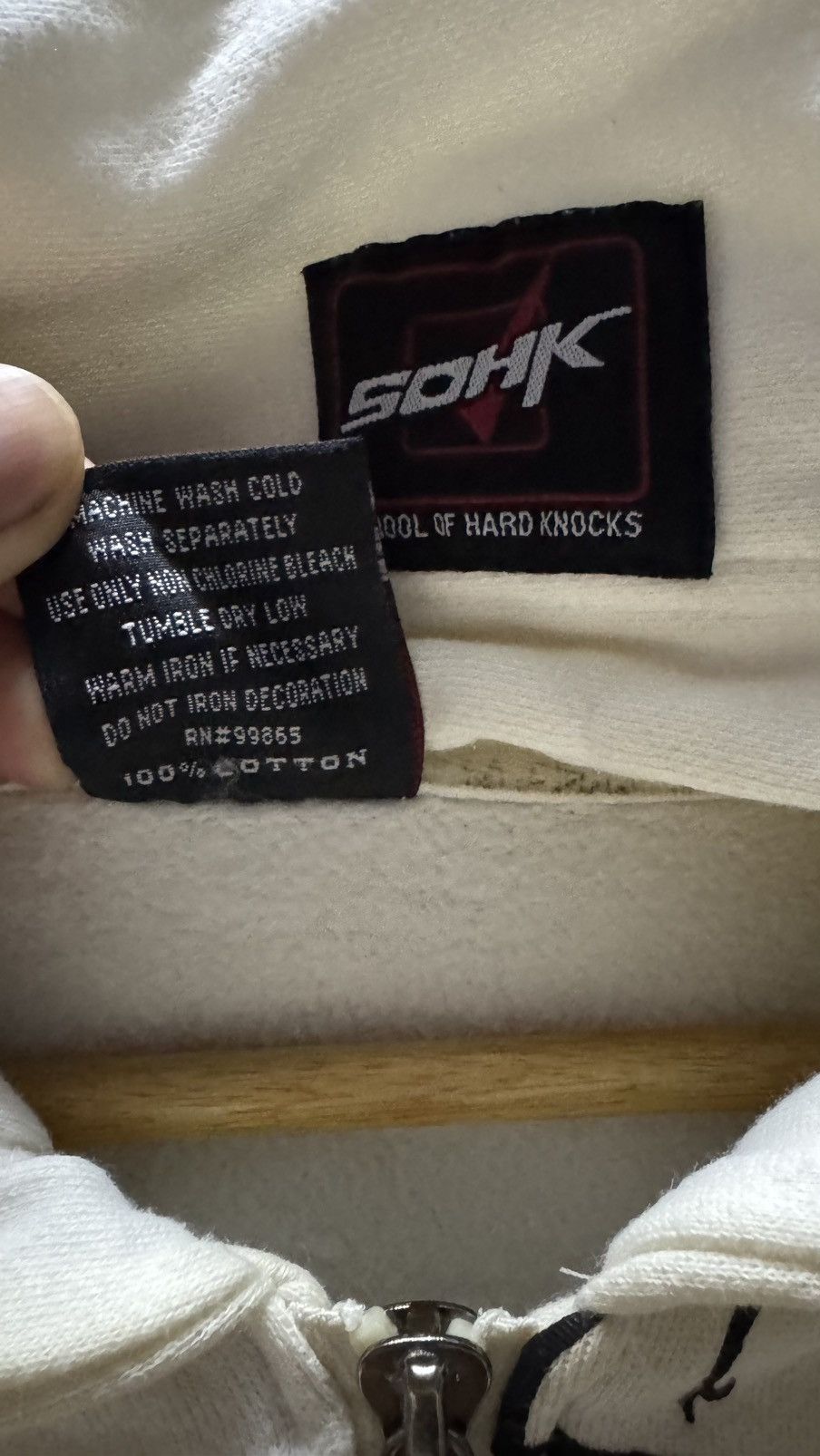 Japanese Brand × Vintage Vintage School Of Hard Knocks Hoodie Size US XL / EU 56 / 4 - 7 Thumbnail