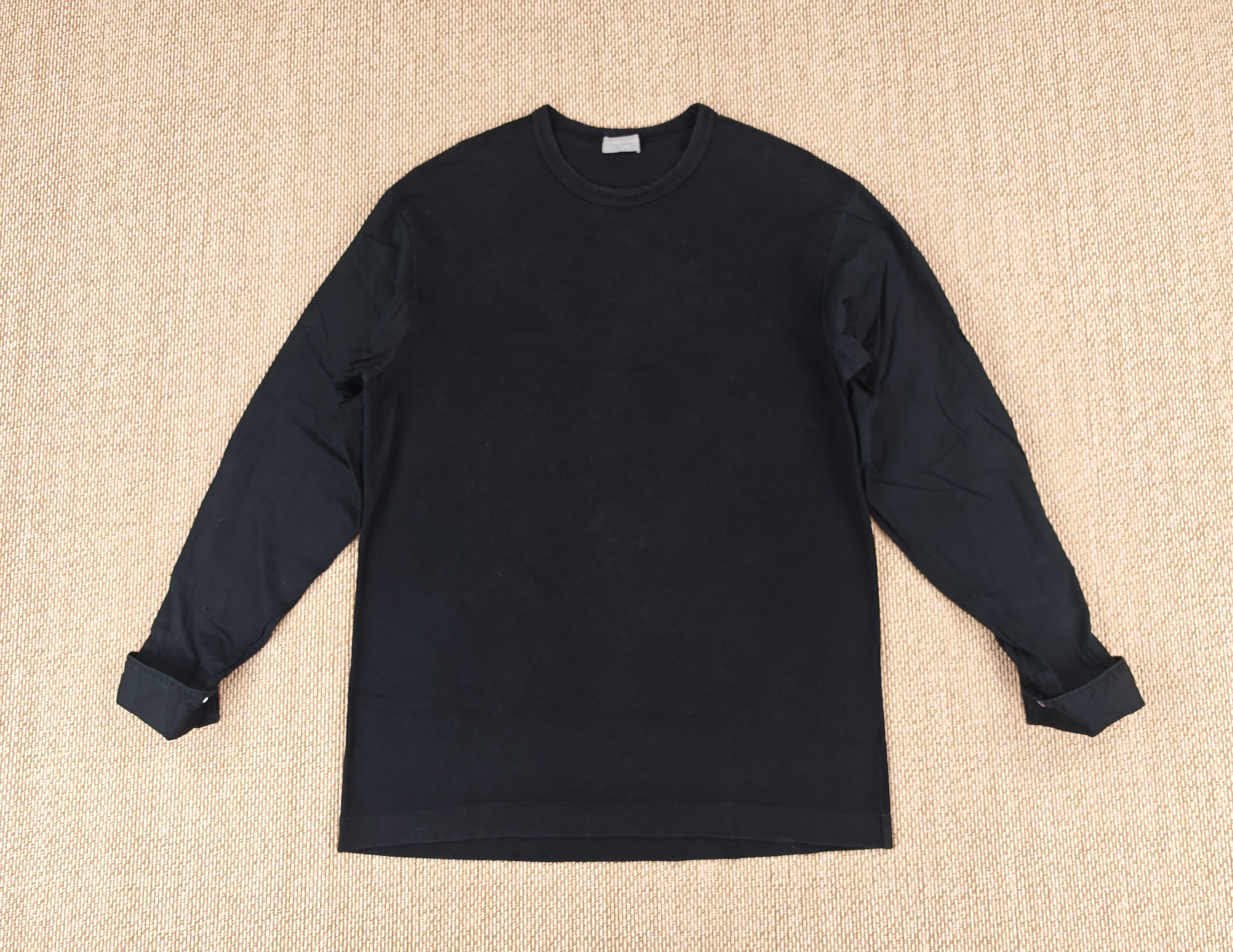 Comme des Garçons Homme 2 Fabrics Long Sleeve Tee