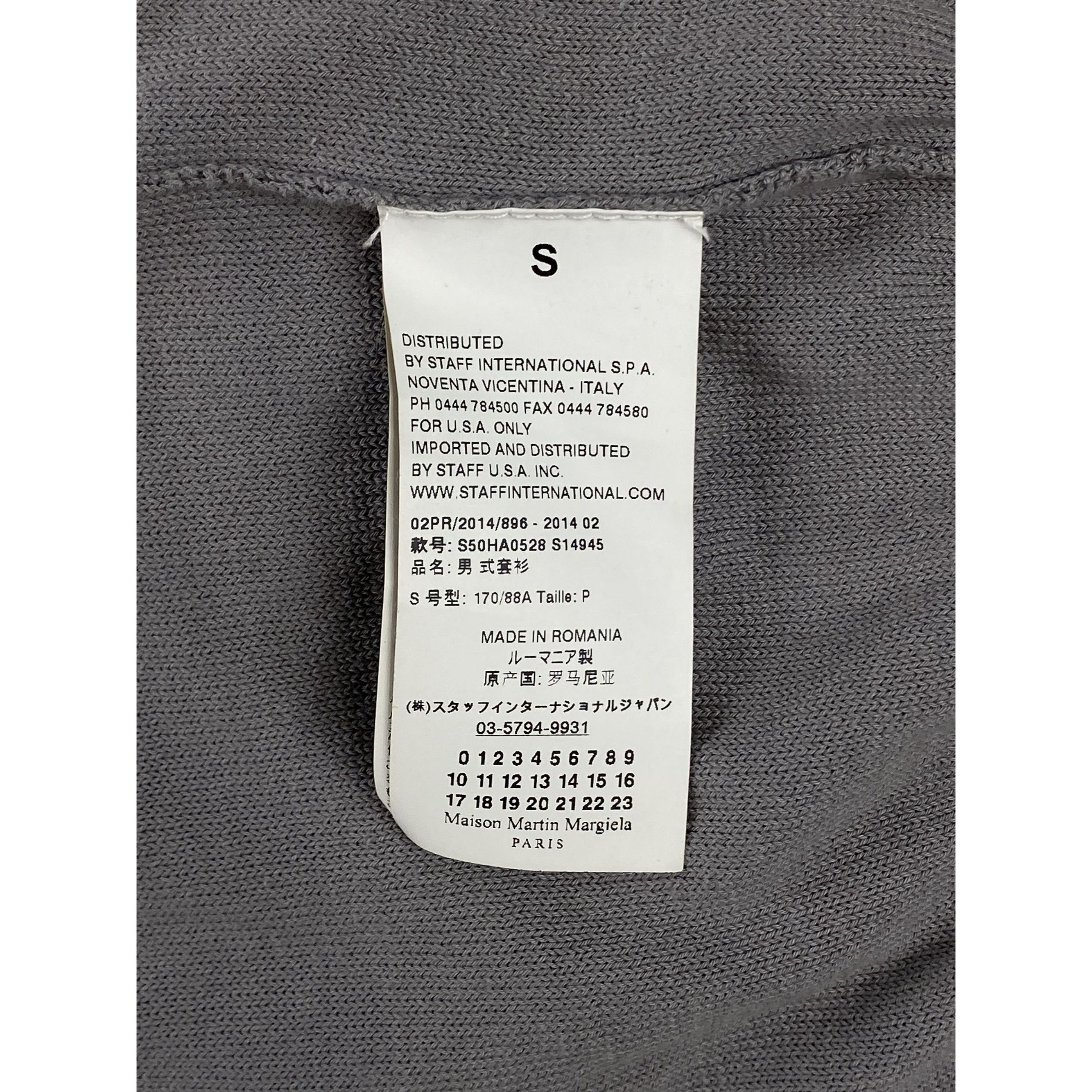 Maison Margiela ♚ Maison Margiela 2014 Hybrid Sweater ♚ Size US S / EU 44-46 / 1 - 6 Thumbnail