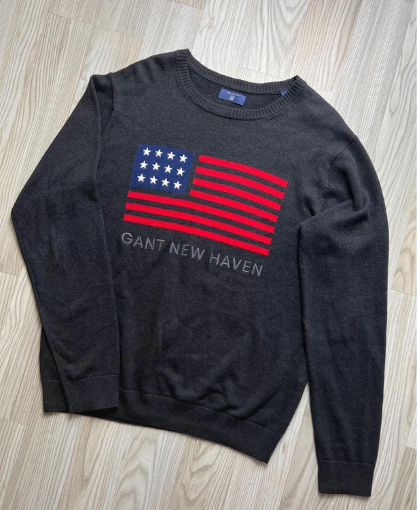 Gant gant sweater with a large American flag logo Size US M / EU 48-50 / 2 - 8 Thumbnail