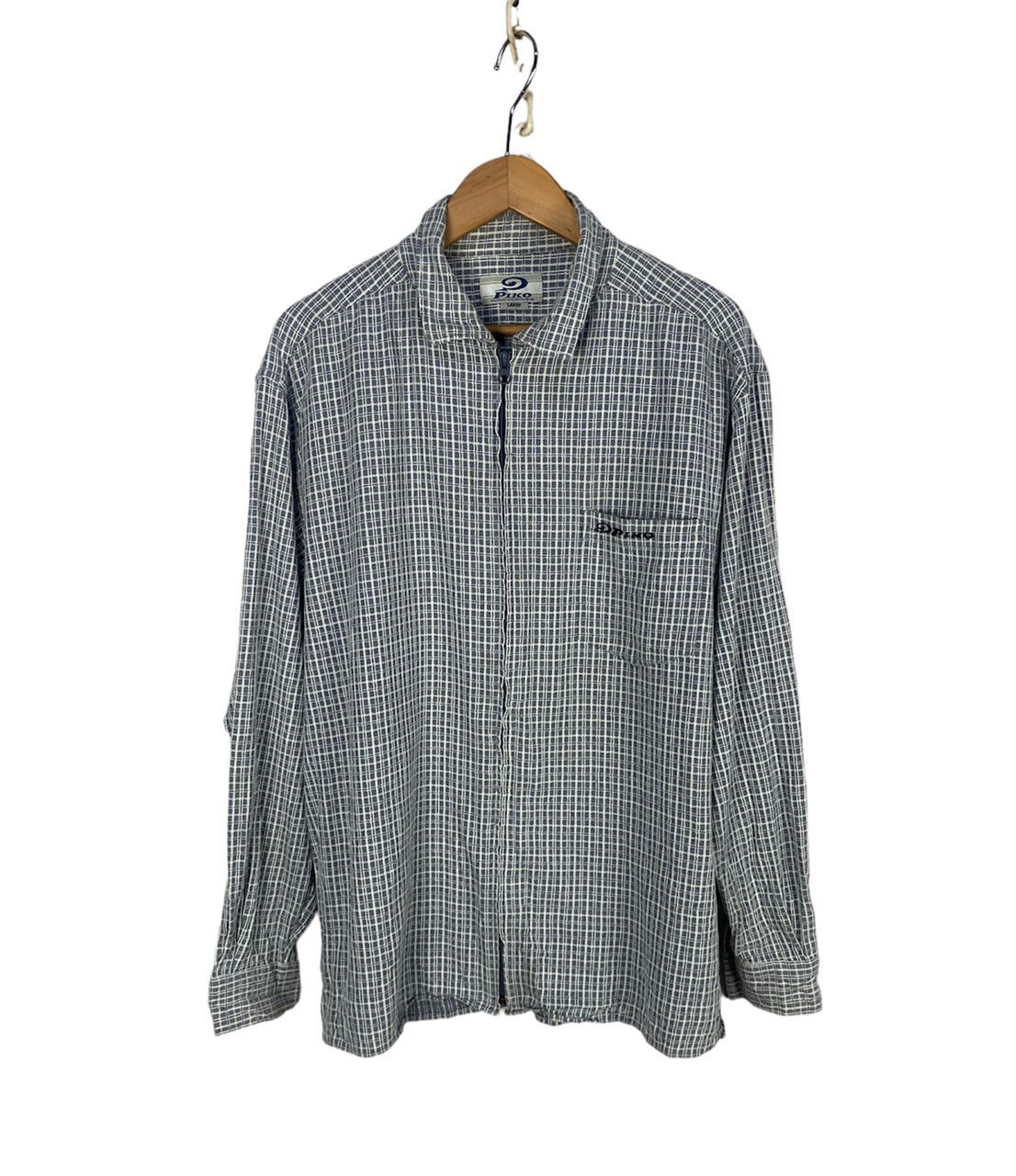Japanese Brand Piko Hawaii zipper flannel shirt Size US L / EU 52-54 / 3 - 1 Thumbnail