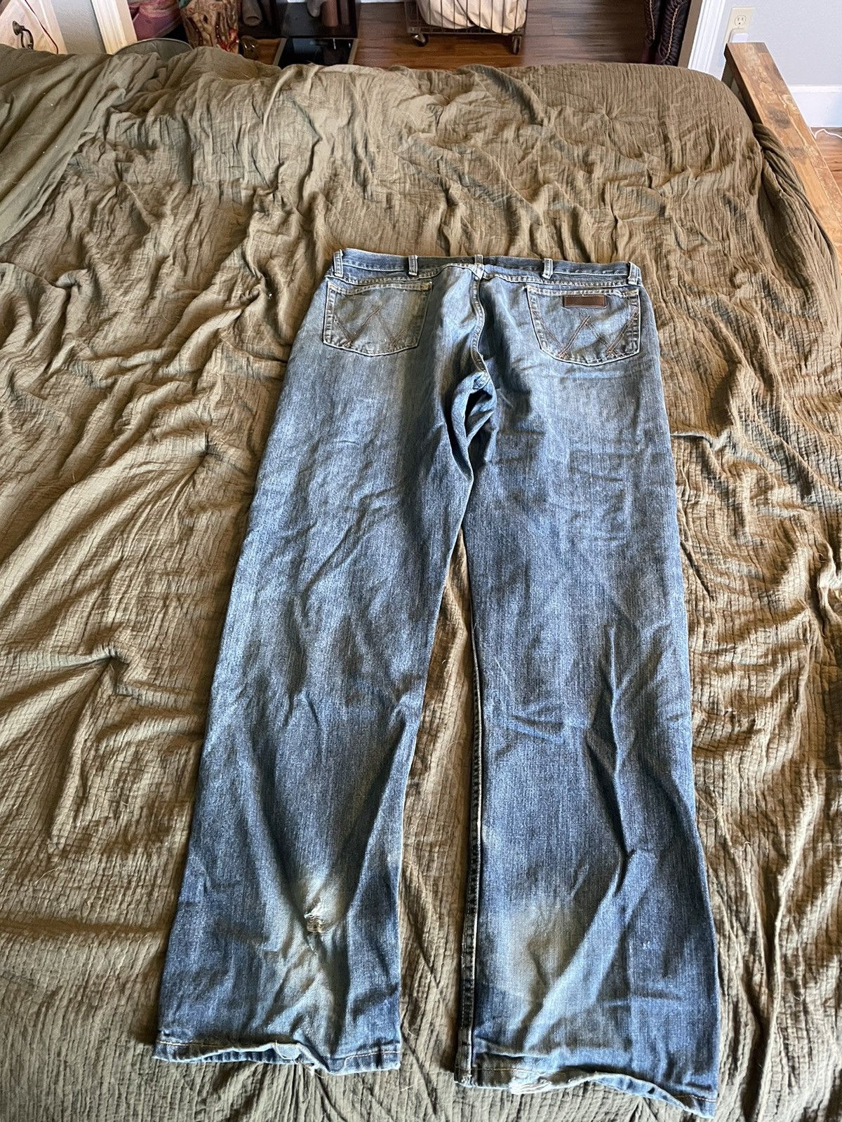 Wrangler Wrangler 20x style 1 distressed denim jeans Size US 38 / EU 54 - 2 Thumbnail