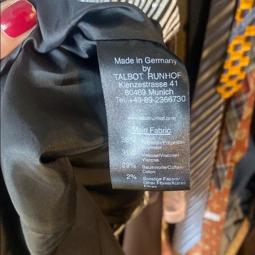 Other TALBOT RUBHOF Cocktail A-Line Black Grey Dress sz 36 / 6 Size M / US 6-8 / IT 42-44 - 12 Thumbnail