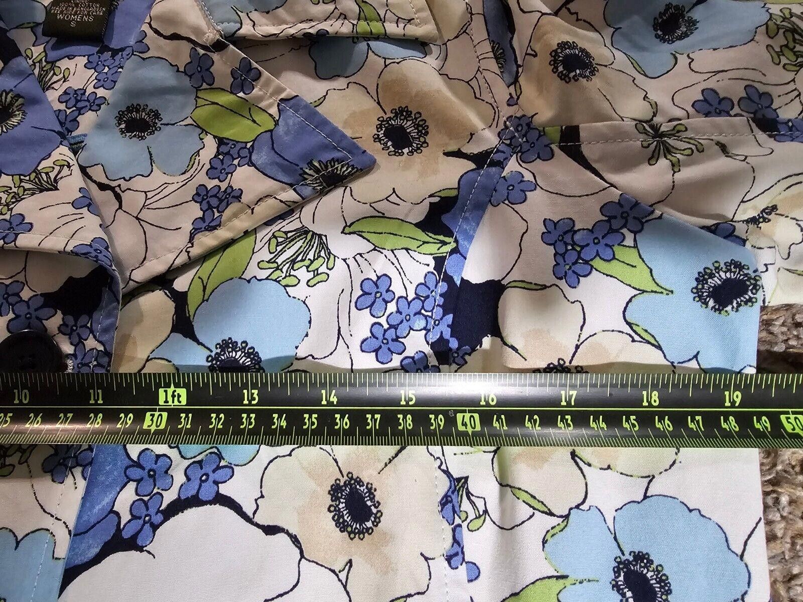 Eddie Bauer Eddie Bauer floral belted blazer jacket 4 Button S Size S / US 4 / IT 40 - 6 Thumbnail