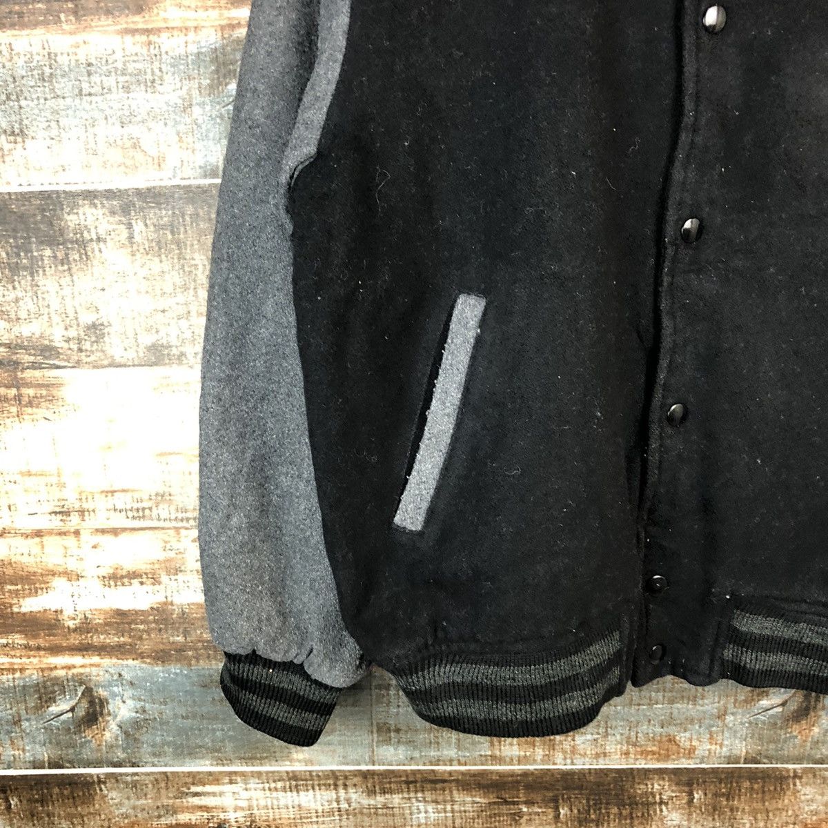 Japanese Brand Japanese Brand Black Bombers varsity Jacket #A1305 Size US M / EU 48-50 / 2 - 7 Thumbnail
