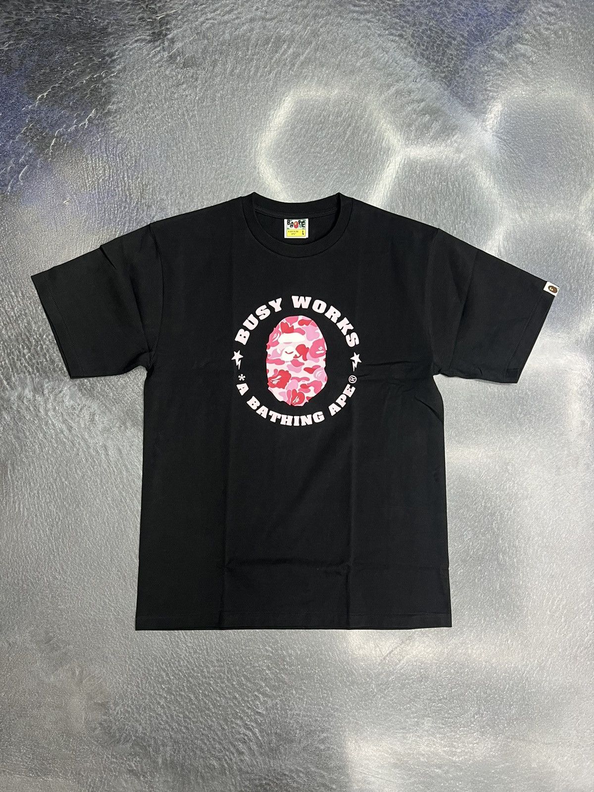 Bape Bape ABC Camo Busy Works Sta T-Shirt Size US L / EU 52-54 / 3 - 1 Thumbnail