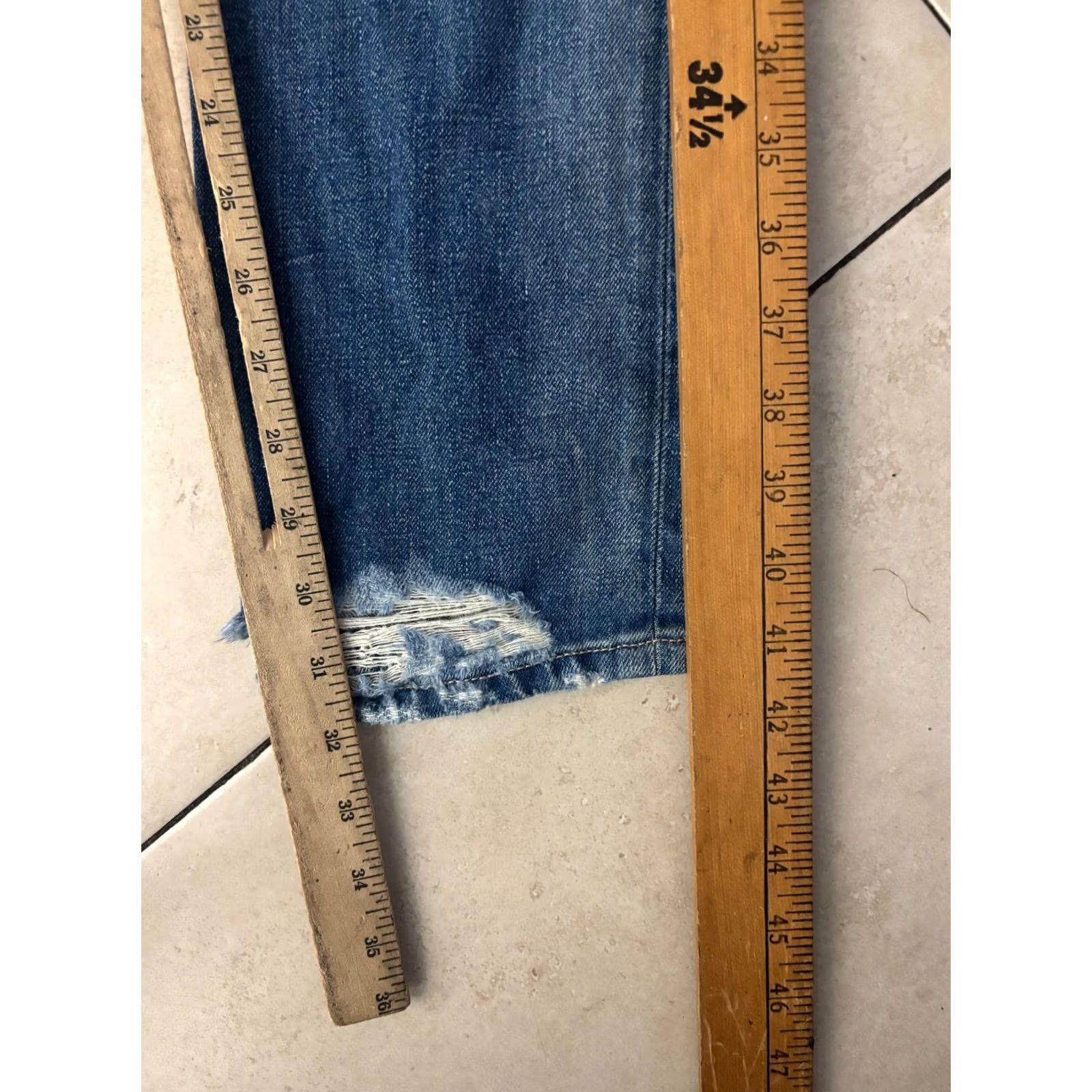Diesel Diesel Jeans Thavar Slim-Skinny 5-Pocket Denim Blue 30x32 Regular Men’s Size US 30 / EU 46 - 7 Thumbnail