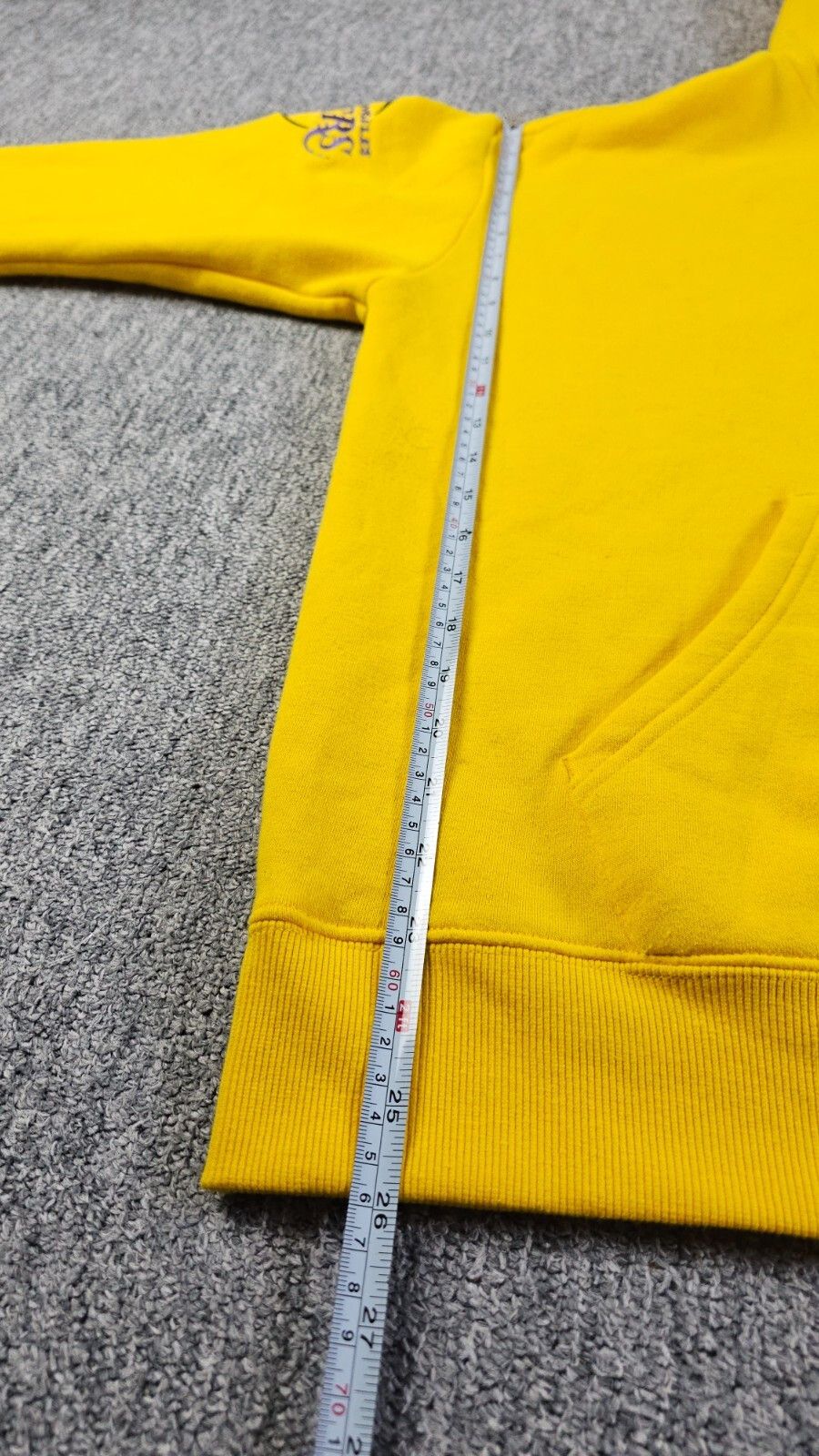 NBA NBA Lakers Hoodie by Josh Denzel Oversized Yellow M Size US M / EU 48-50 / 2 - 14 Thumbnail