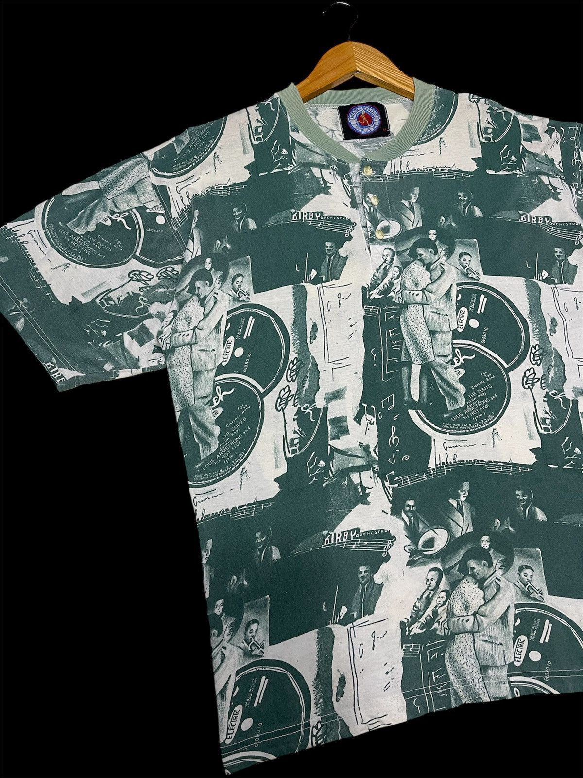 Band Tees Vintage Music Jazz Full Print Size US L / EU 52-54 / 3 - 3 Thumbnail