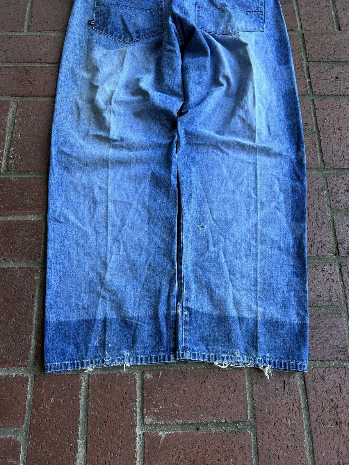 Phat Farm Vintage Phat Farm rare baggy faded spellout denim jeans Size US 40 / EU 56 - 5 Thumbnail