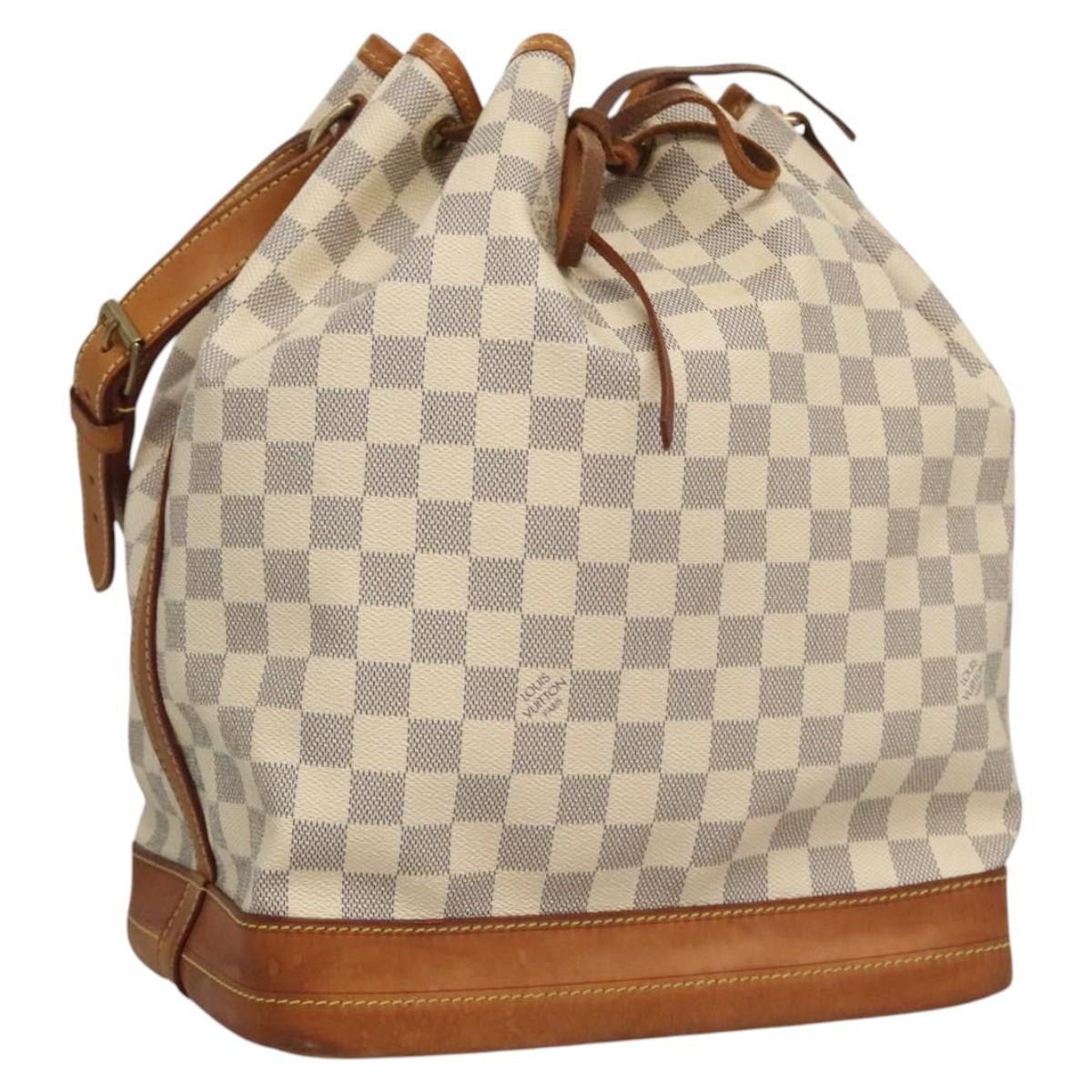 Louis Vuitton Damier Azur Noe Shoulder Bag N42222 Lv Auth Kd408, Women's