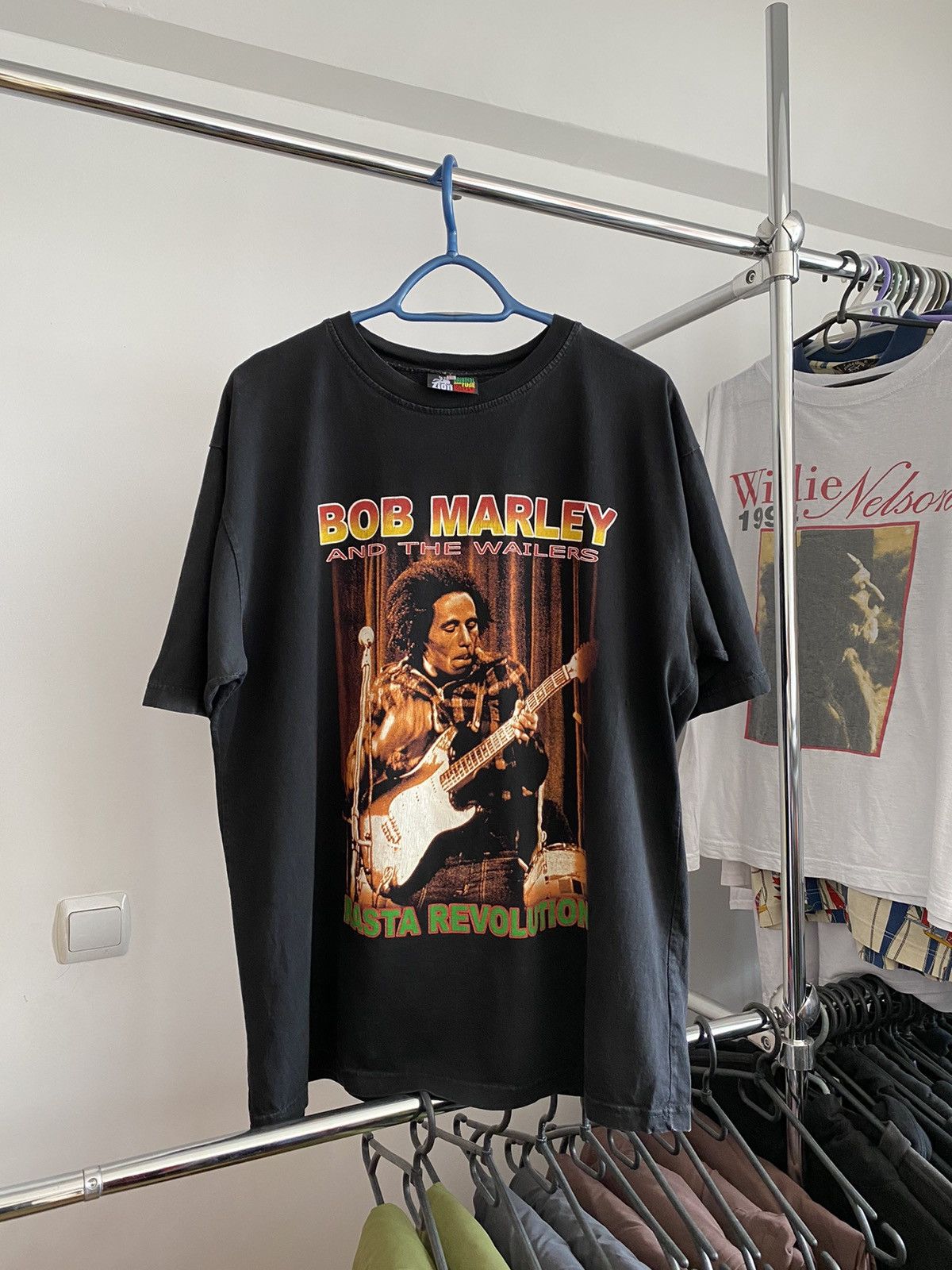 Bob Marley Vintage 90s Bob Marley Rasta Revolution T-shirt Size US XXL / EU 58 / 5 - 1 Thumbnail