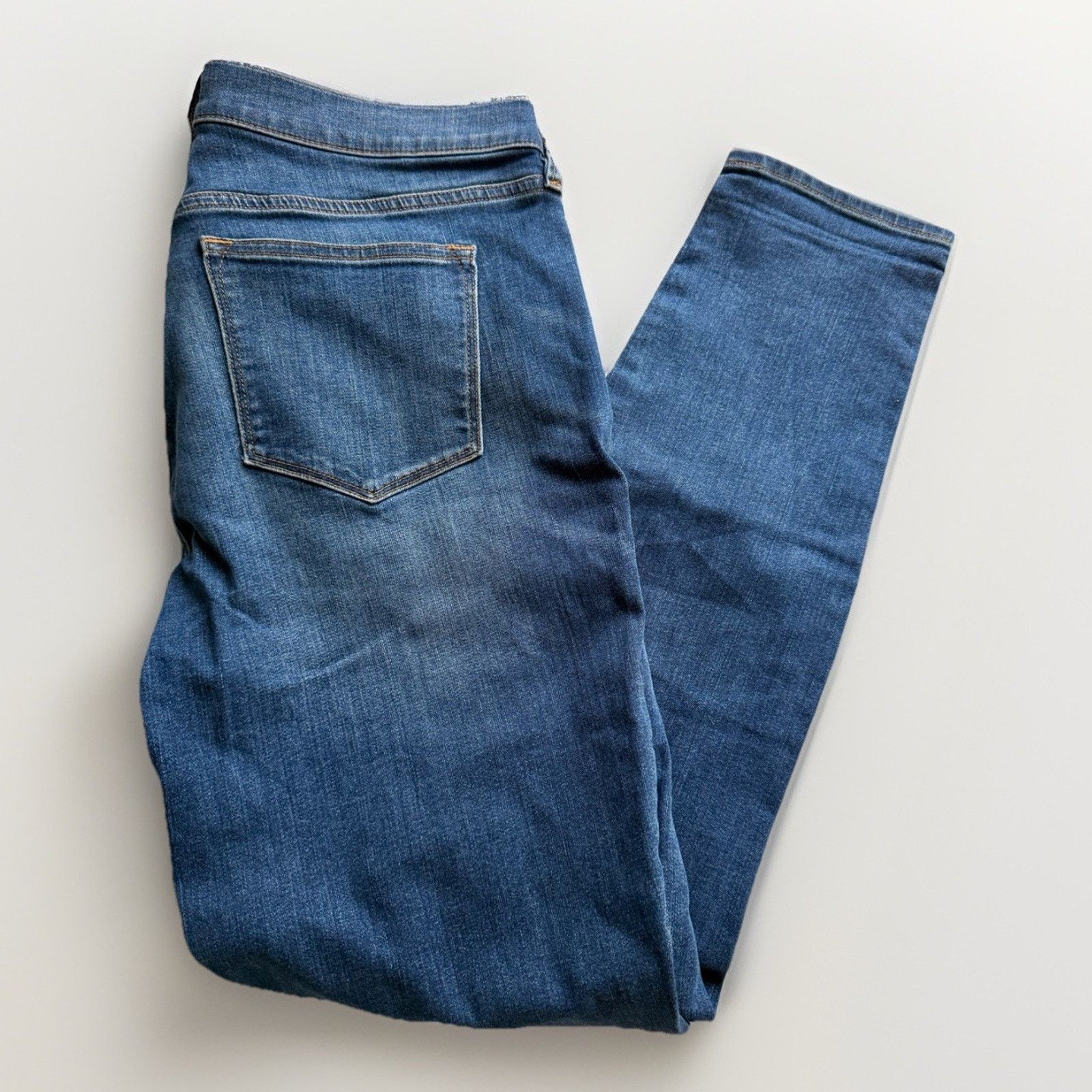 J.Crew J Crew Slim Fit Men's Dark Wash Blue Denim Jeans Pants W32 Size US 32 / EU 48 - 6 Thumbnail