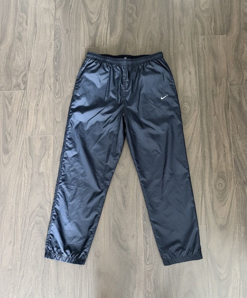 2001-06 Y2K Nike Navy Blue Baggy Streetwear Track Pants