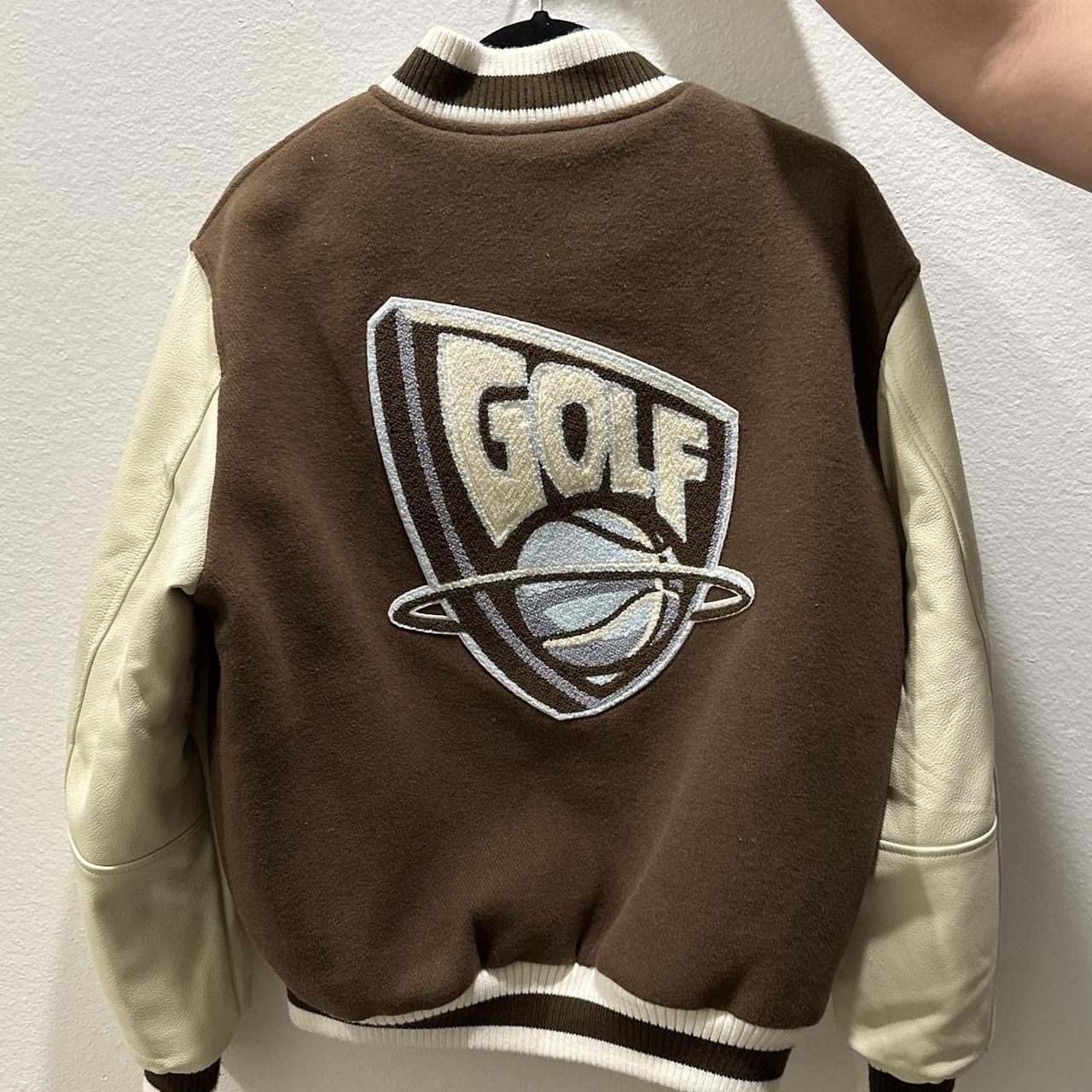 Golf le Fleur Brown Golf Wang Varsity Letterman Jacket Size US M / EU 48-50 / 2 - 4 Thumbnail