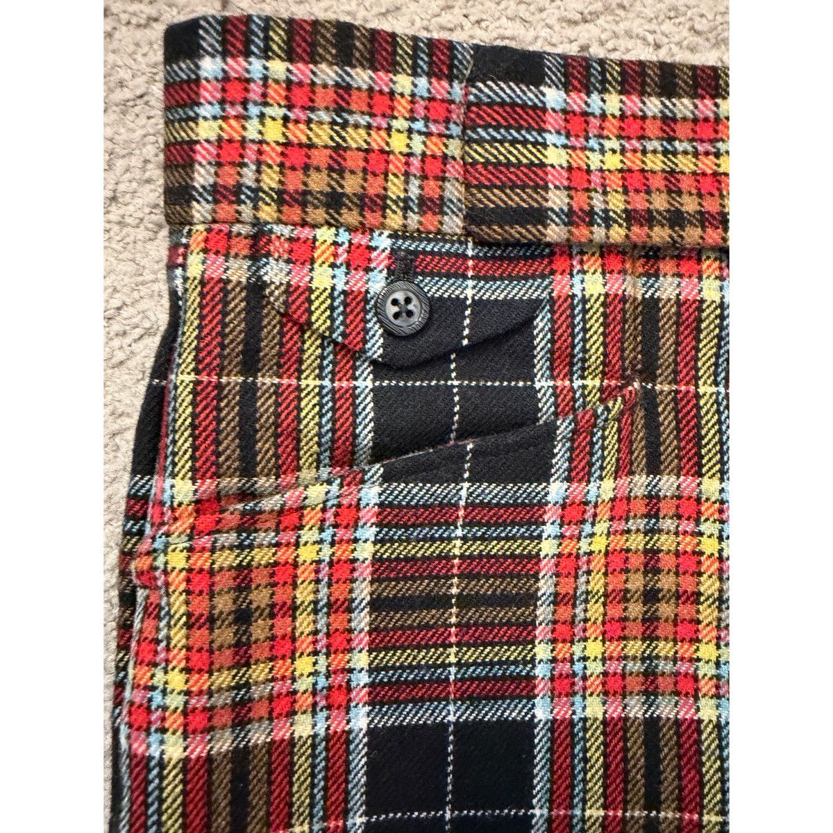 Vintage VINTAGE PLAID FLARE PANTS Size US 32 / EU 48 - 6 Thumbnail