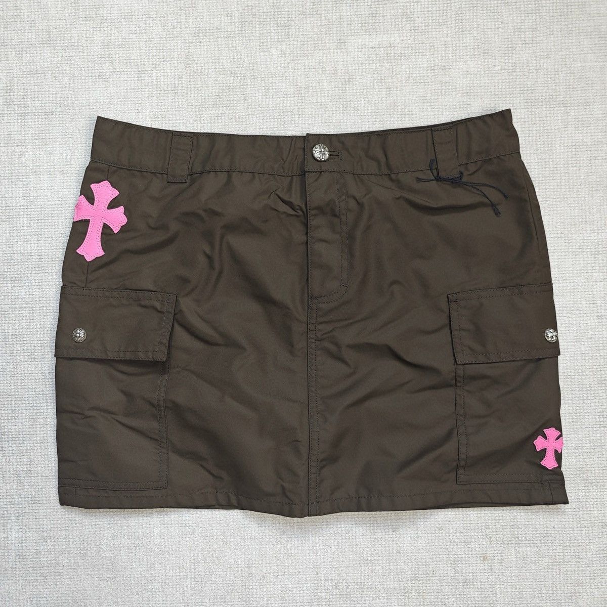 Chrome Hearts Chrome Hearts Brown Skirt with Pink Patch Size 28" / US 6 / IT 42 - 1 Thumbnail