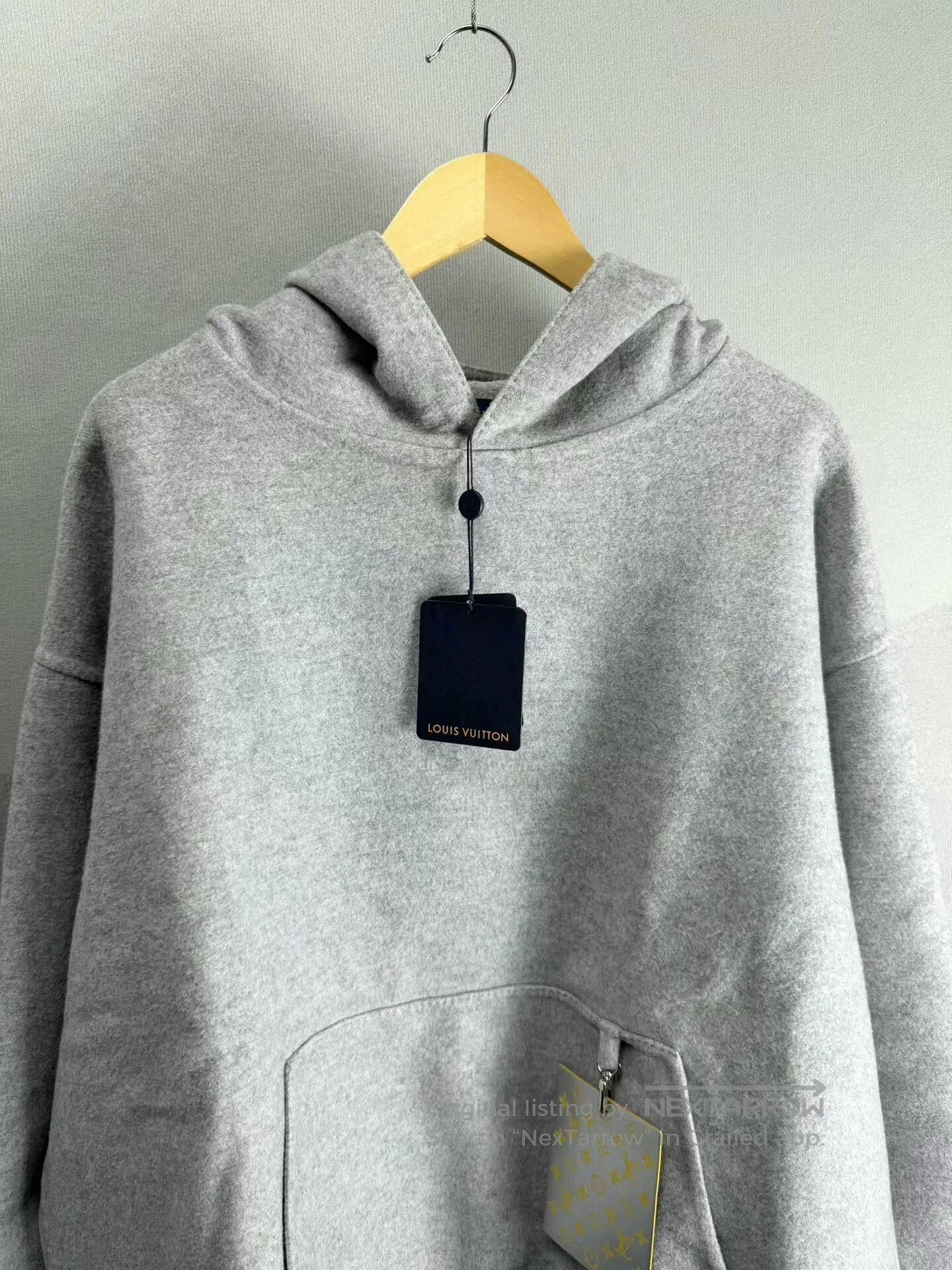 Louis Vuitton louis vuitton gray cashmere hoodie XXL. Size US XXL / EU 58 / 5 - 2 Thumbnail