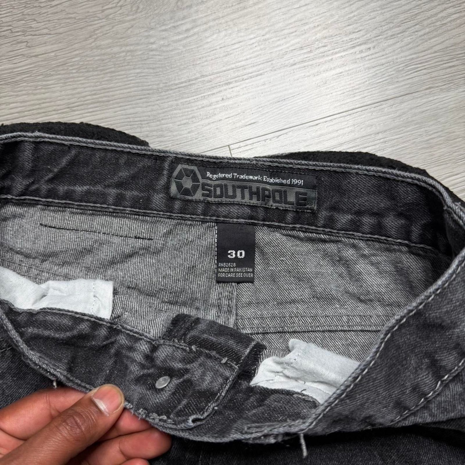 Southpole × Vintage Vintage Y2K Southpole Loose Straight Faded Wash Denim Jeans Size US 30 / EU 46 - 3 Thumbnail
