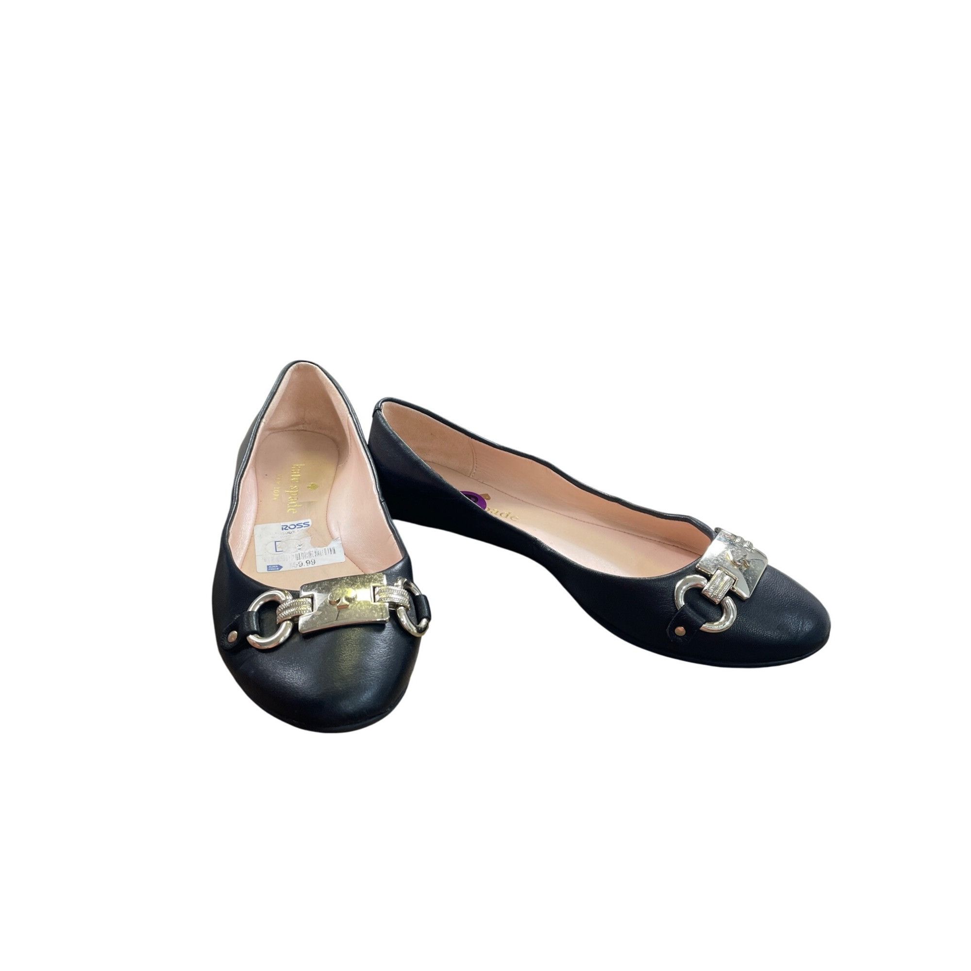 Kate Spade Kate Spade Payton Black Leather Flats Loafers Shoes Size 6.5 Size US 6.5 / IT 36.5 - 16 Thumbnail