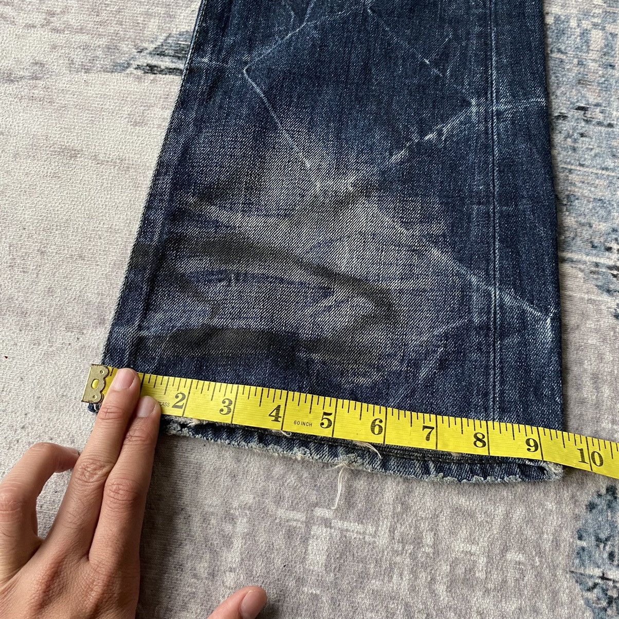 CIVARIZE Civarize Flare Black Wax Denim Jeans Size US 31 - 19 Thumbnail