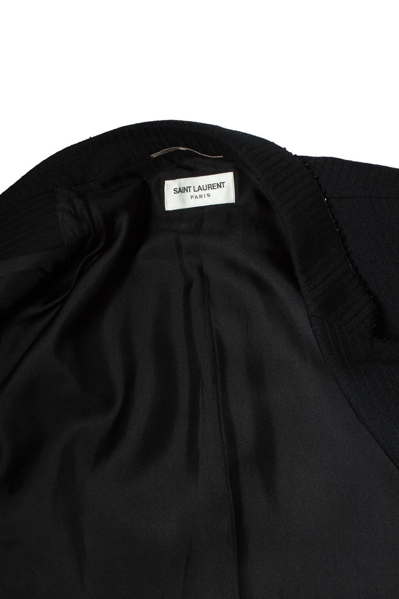 Saint Laurent Paris Saint Laurent, black pinstripe blazer with beads Size 50R - 6 Thumbnail