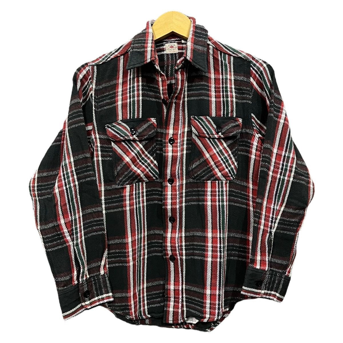 Sugar Cane Vintage Sugar Cane Two Pocket Heavy Flannel Shirts Size US S / EU 44-46 / 1 - 2 Thumbnail