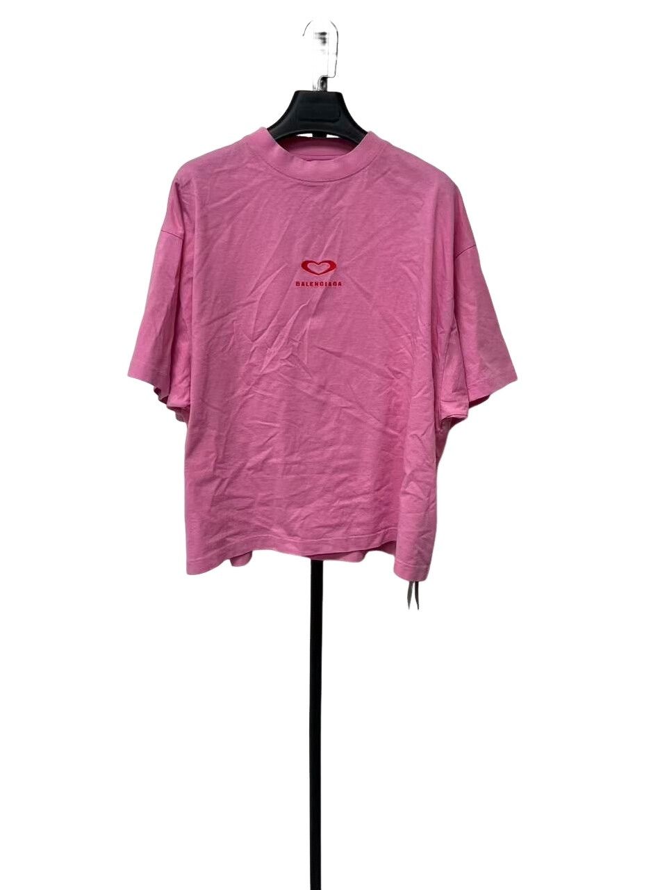 Balenciaga Balenciaga Heart Logo Embroidered T-Shirt Size 2 Size US M / EU 48-50 / 2 - 1 Thumbnail