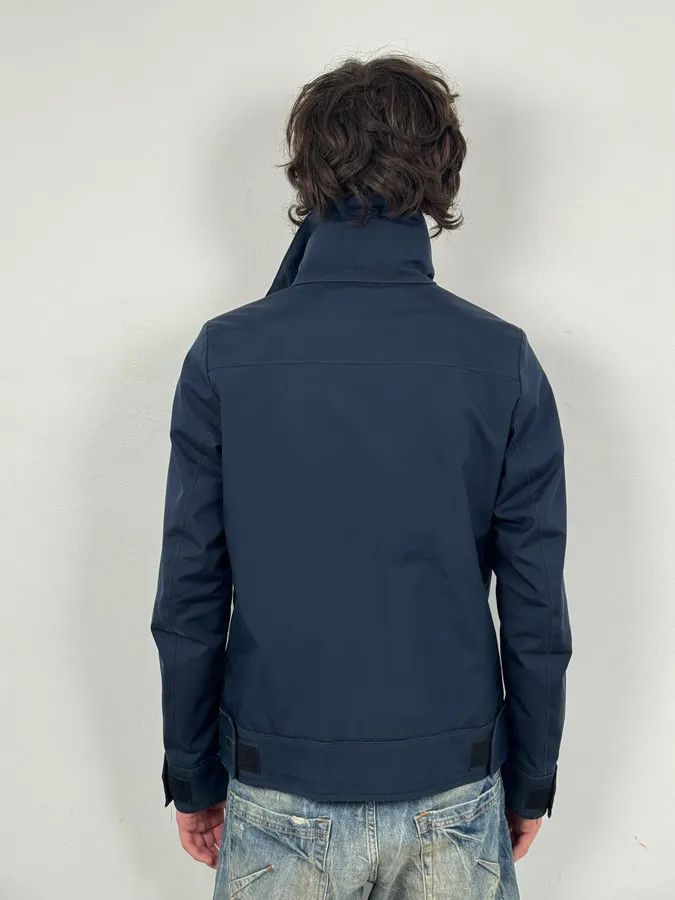 Gucci AW2014 Gucci Navy Nylon Hidden Hood Windbreaker Jacket Size US M / EU 48-50 / 2 - 3 Thumbnail