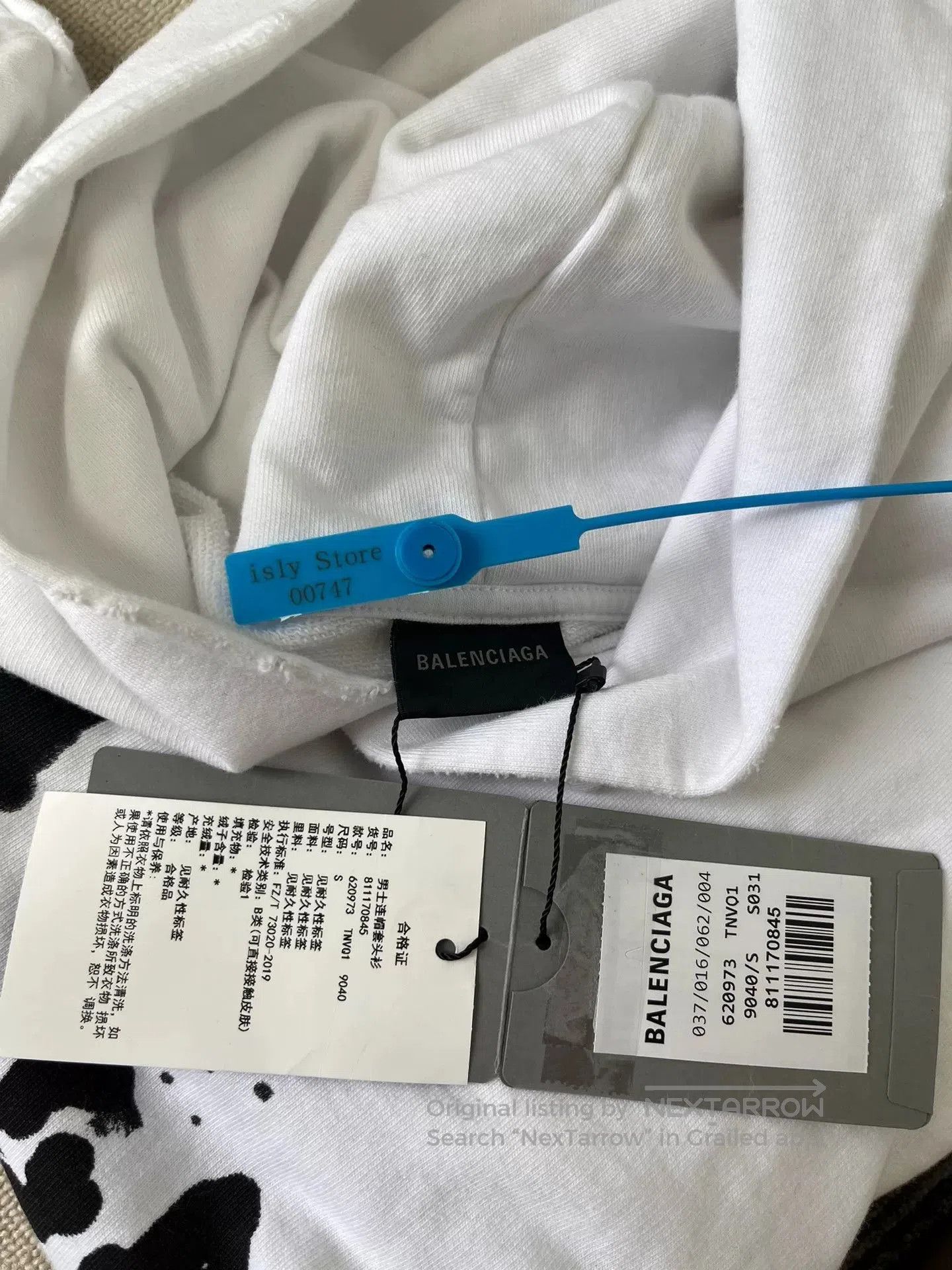 Balenciaga Balenciaga Graffiti Print Hoodie. Size US S / EU 44-46 / 1 - 4 Thumbnail