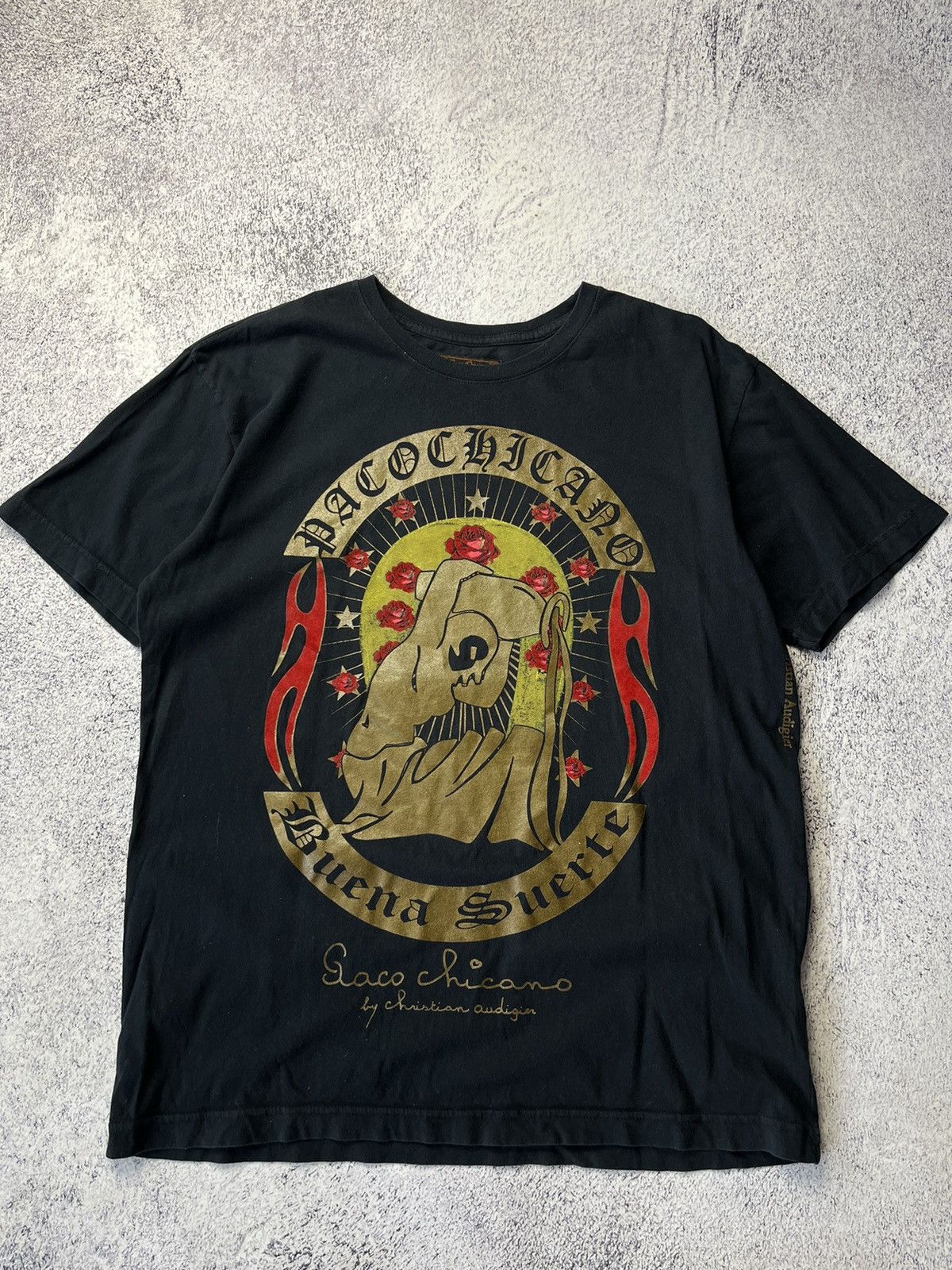 Christian Audigier Christian Audigier Paco Chicano t shirt Lion big logo Size US L / EU 52-54 / 3 - 4 Thumbnail