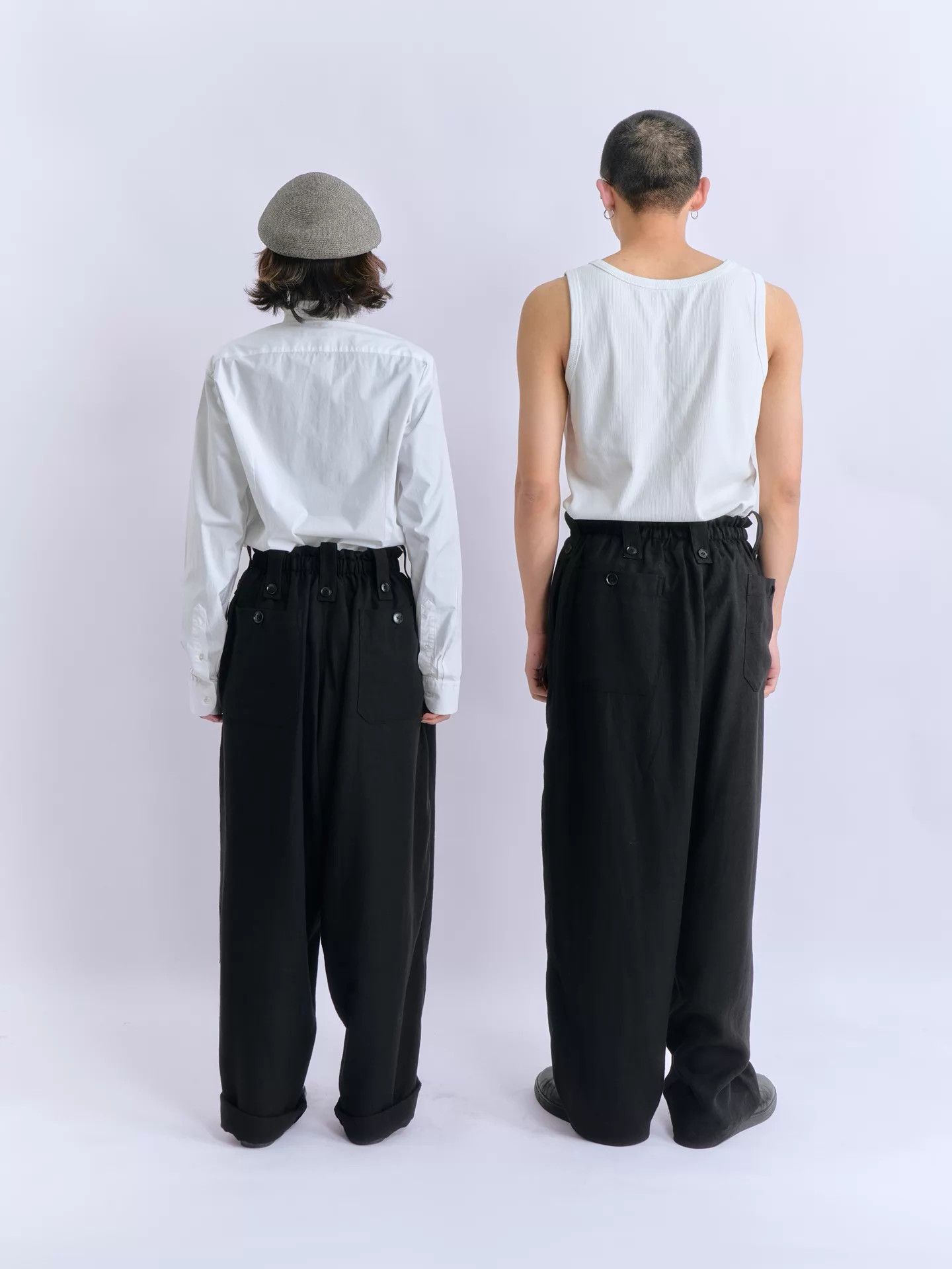 Other YUKIO SATO Sato Pants Ramie Tencel Wide-Leg Size US 34 / EU 50 - 7 Thumbnail