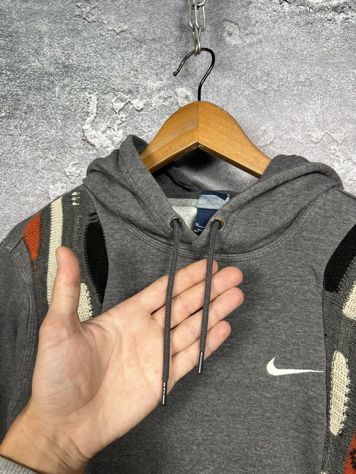 Nike Vintage Nike Custom Hoodie With Wool Details Size M Size US M / EU 48-50 / 2 - 6 Thumbnail