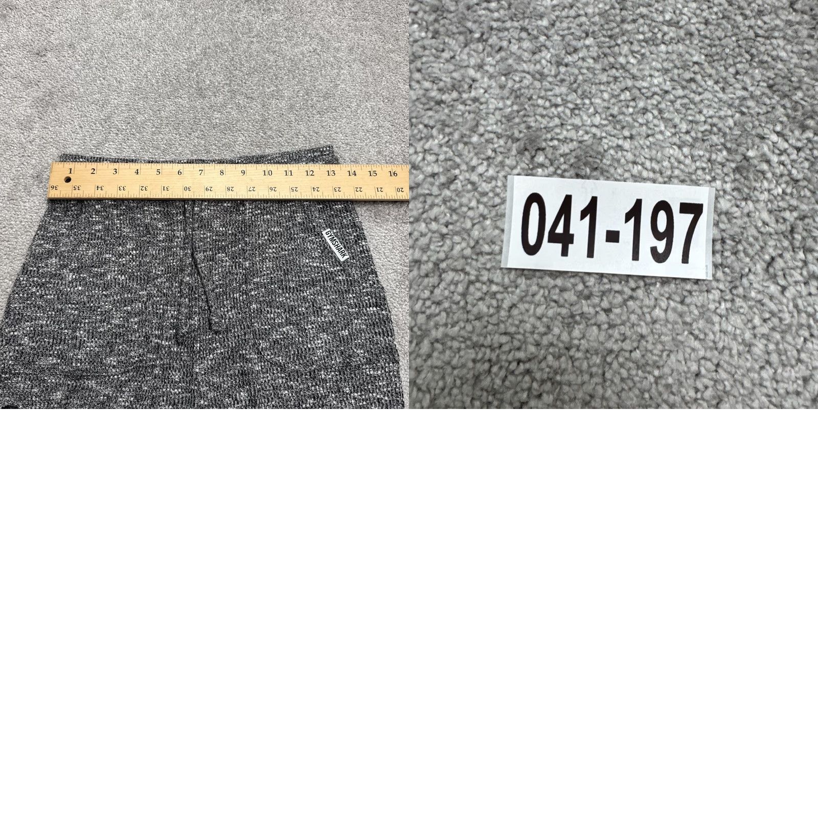 Gymshark Gymshark Leggings Womens Medium Marled Gray Slounge Ribbed Knit Activewear Sweatpants Size 32" / US 10 / IT 46 - 10 Thumbnail