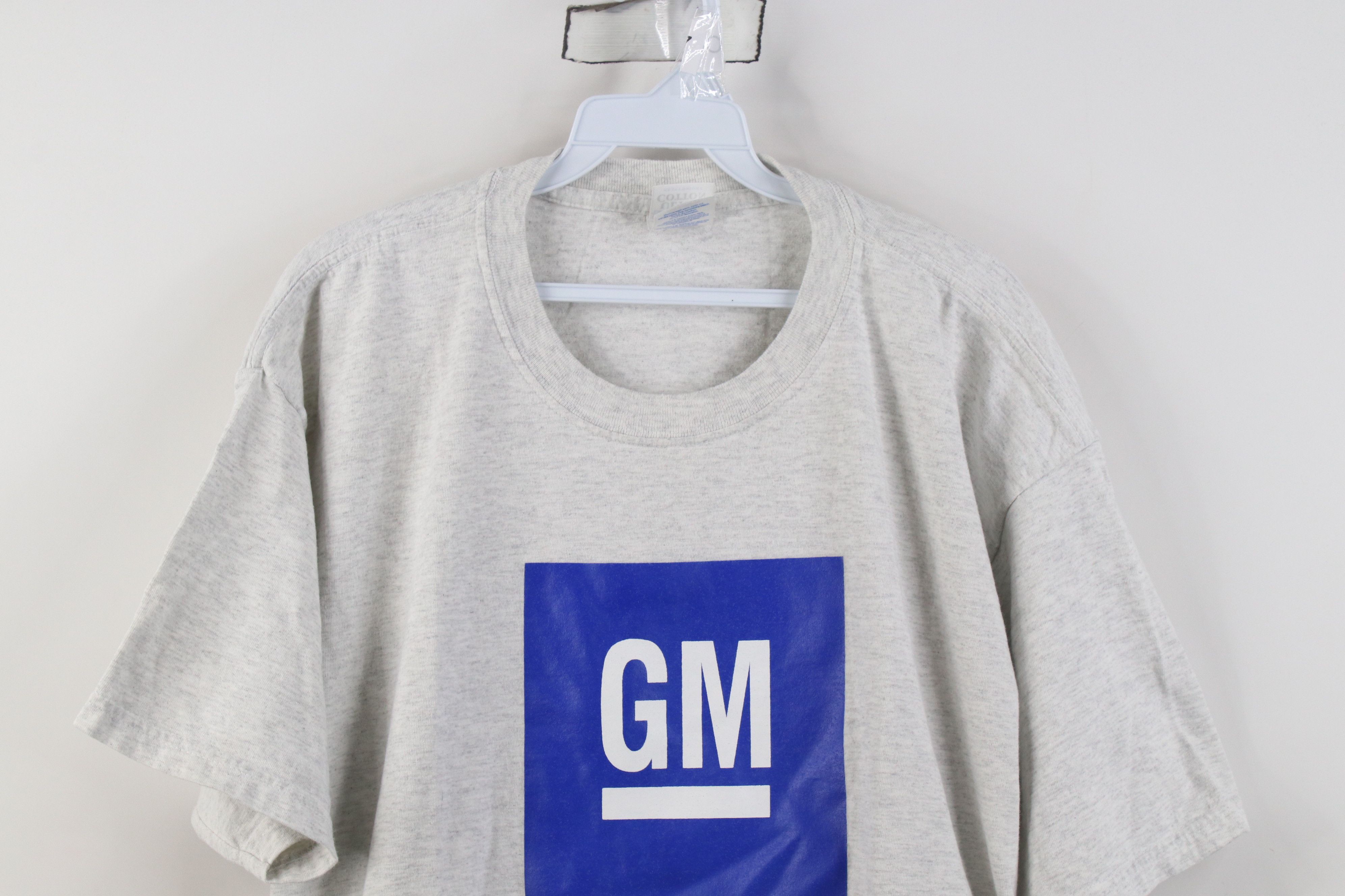 Vintage Vintage 90s GM General Motors Detroit Short Sleeve T-Shirt Size US XL / EU 56 / 4 - 2 Thumbnail
