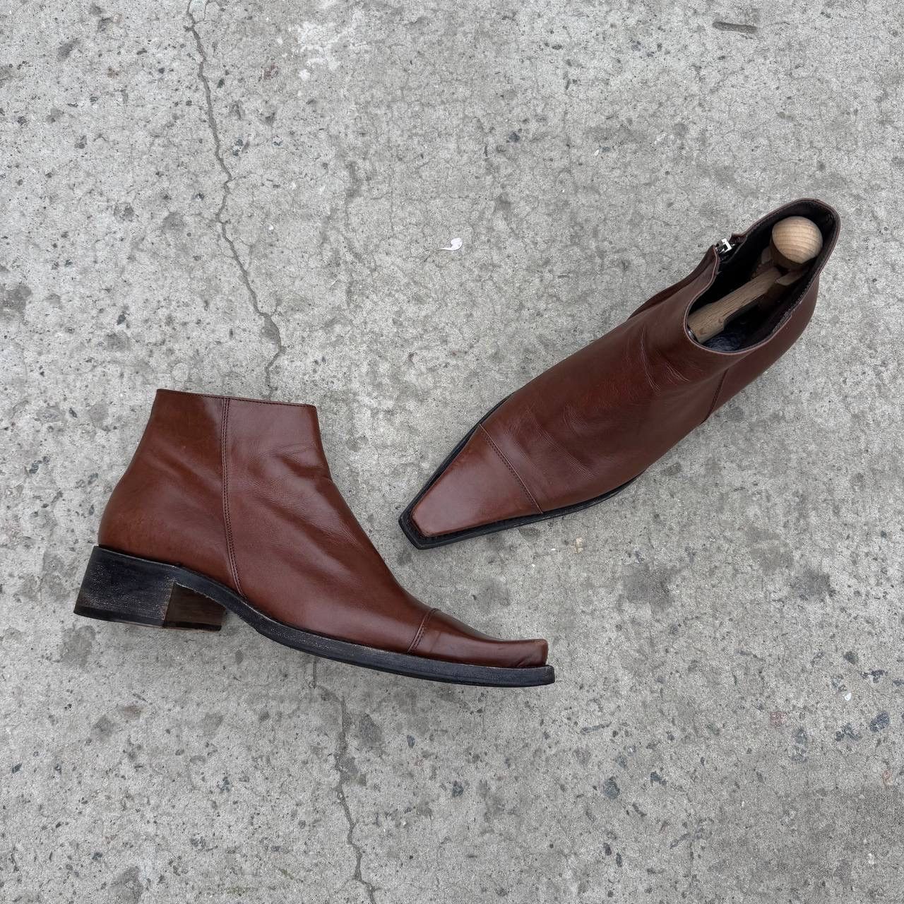RoccoP Luxury Man’s Rocco P Leather Shoes Size 42 Old Money 00s USA Size US 8.5 / EU 41-42 - 1 Thumbnail