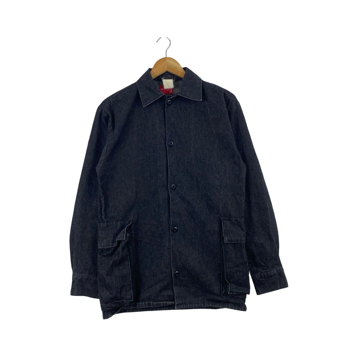Vintage Vintage HAYSTACK USA Denim Chore Jacket Button Up Workwear Size US S / EU 44-46 / 1 - 1 Thumbnail