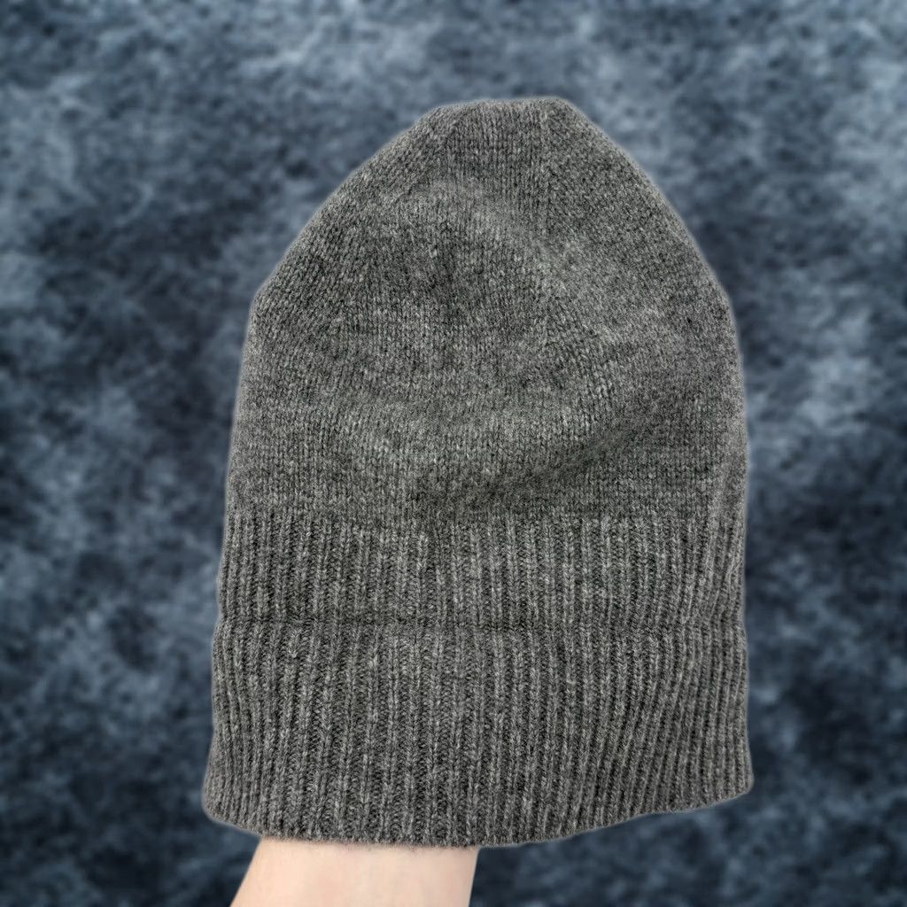 Vintage Hickey Freeman Beanie Knit Hat Cashmere Gray Unisex Adults One Size Fall Winter Classic Outdoor Stretch Cozy Soft Luxury Size ONE SIZE - 1 Thumbnail
