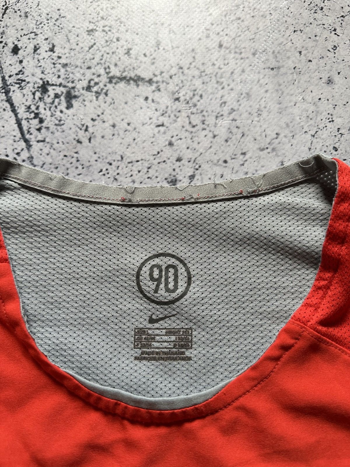 Nike × Vintage Vintage Nike Mini Swoosh Soccer Jersey T-shirt Football Tee Size US L / EU 52-54 / 3 - 2 Thumbnail