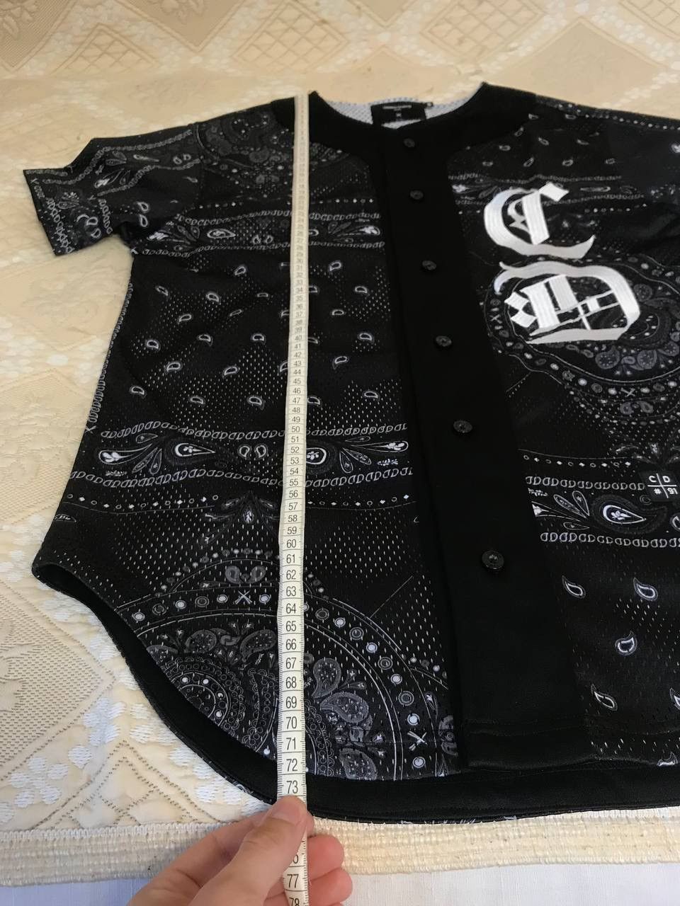 Criminal Damage 🔥 Criminal Damage Bandana Rare Button Up Shirt Vintage Black Size US S / EU 44-46 / 1 - 10 Thumbnail